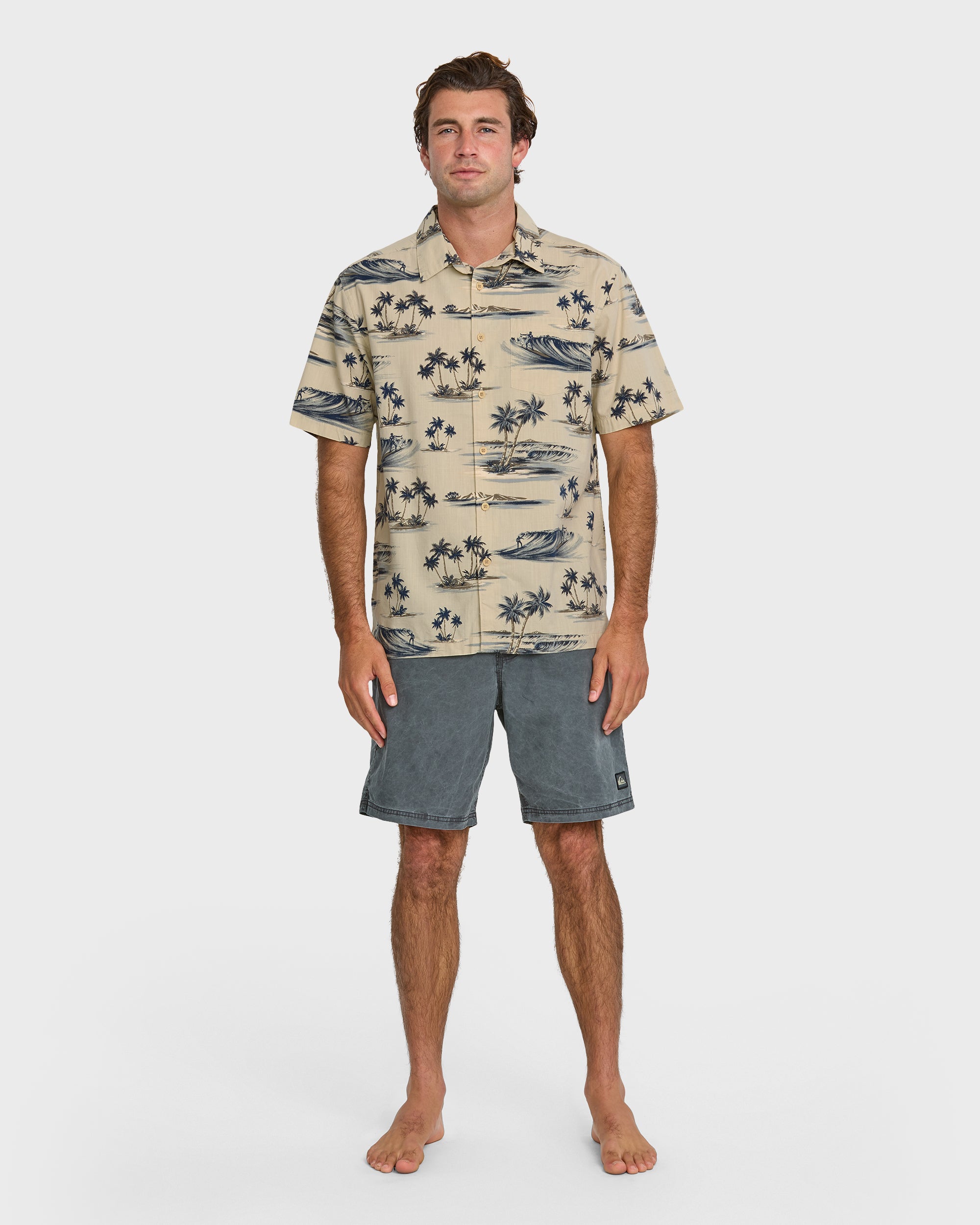 Waterman Day Dreamin' Shirt - Pelican