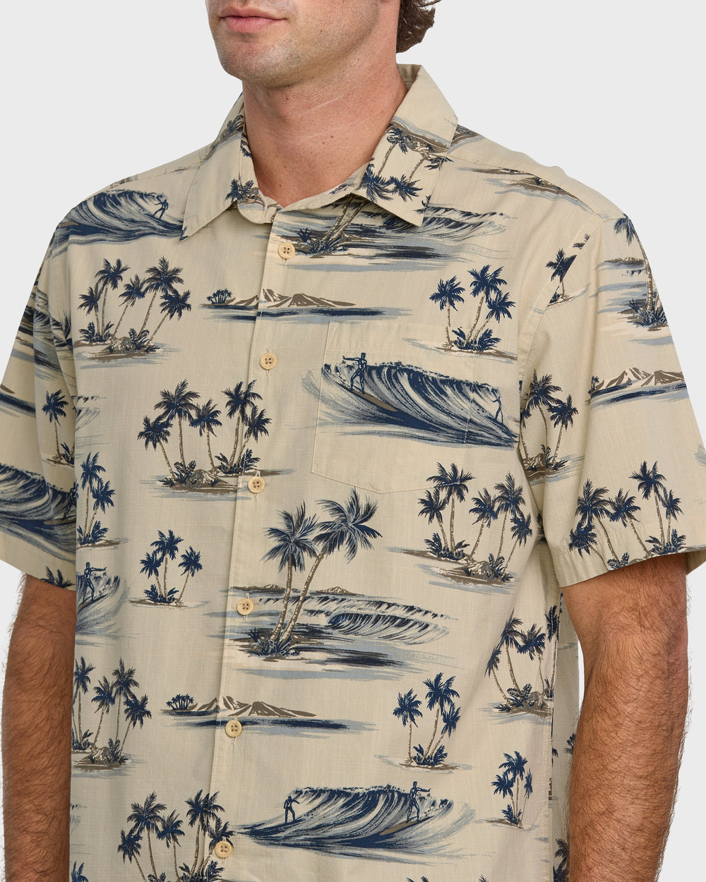 Waterman Day Dreamin' Shirt - Pelican