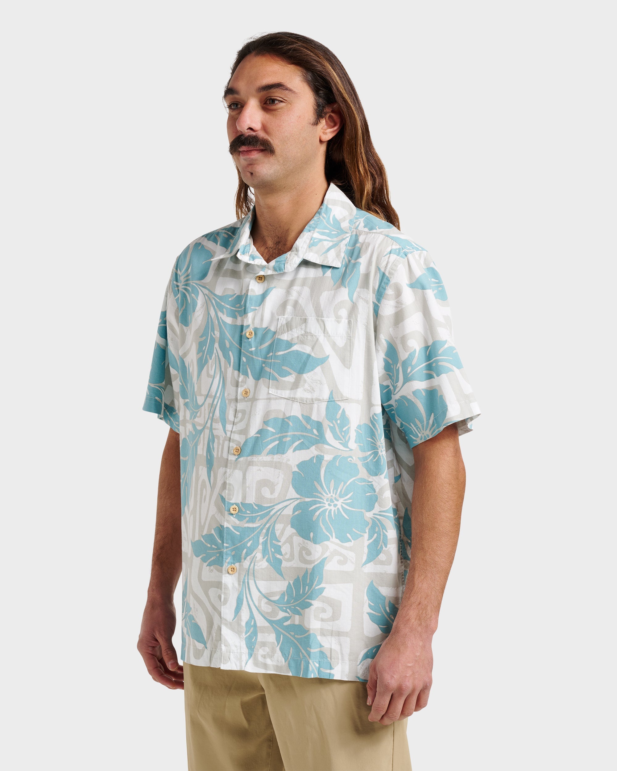 Waterman Beach Shack Shirt - White