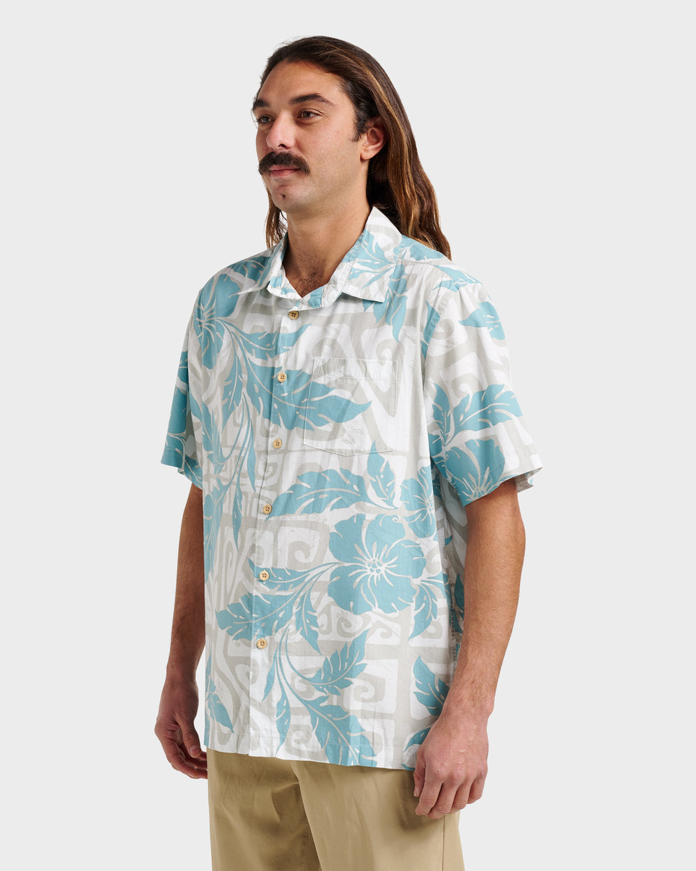 Waterman Beach Shack Shirt - White