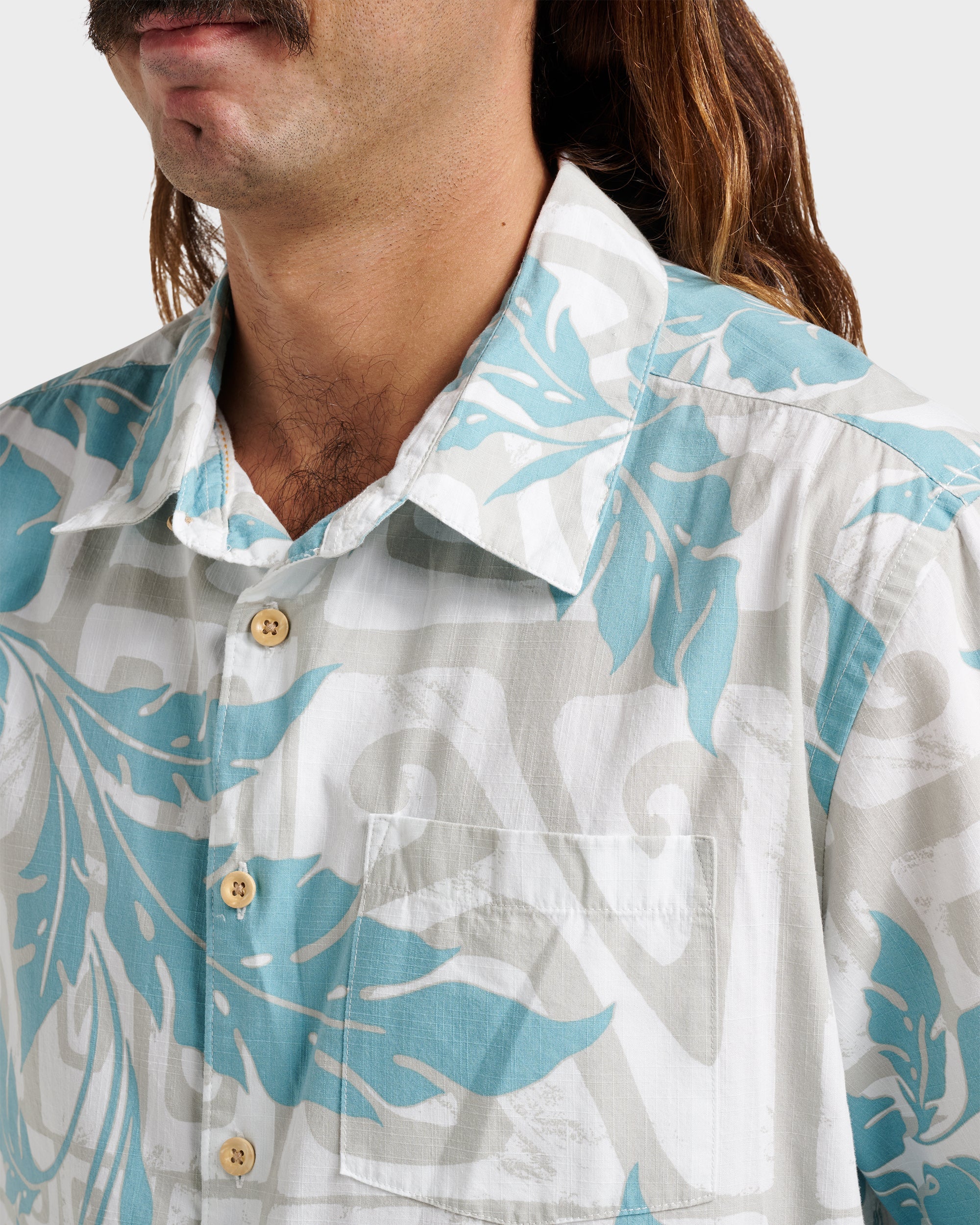 Waterman Beach Shack Shirt - White