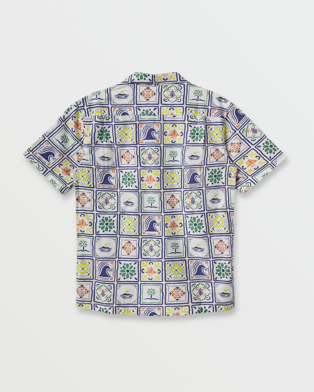 Quiksilver x Pacifico Baja Casual Short Sleeve Shirt - Off White