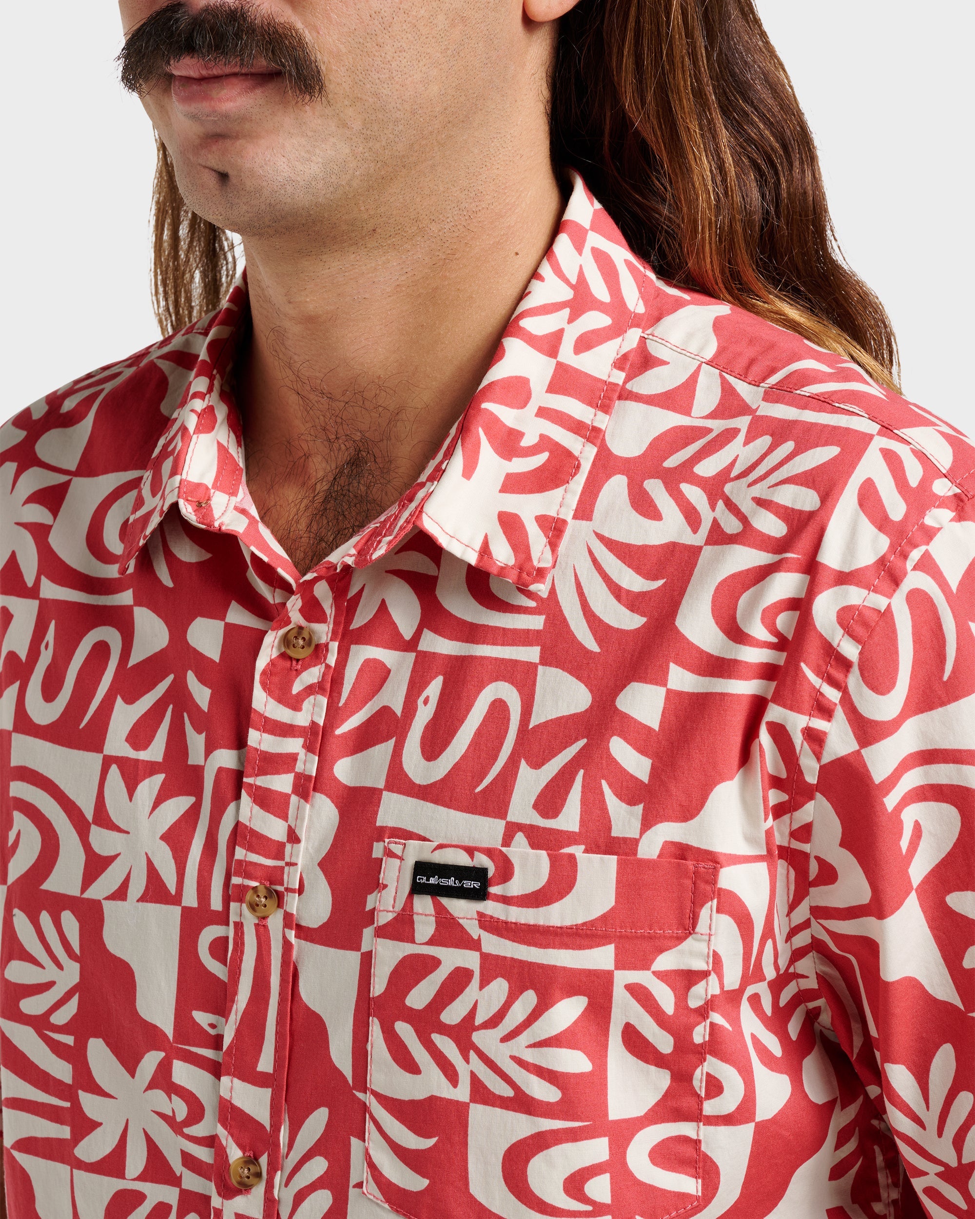 Terra Classic Stretch Short Sleeve Shirt - Mineral Red