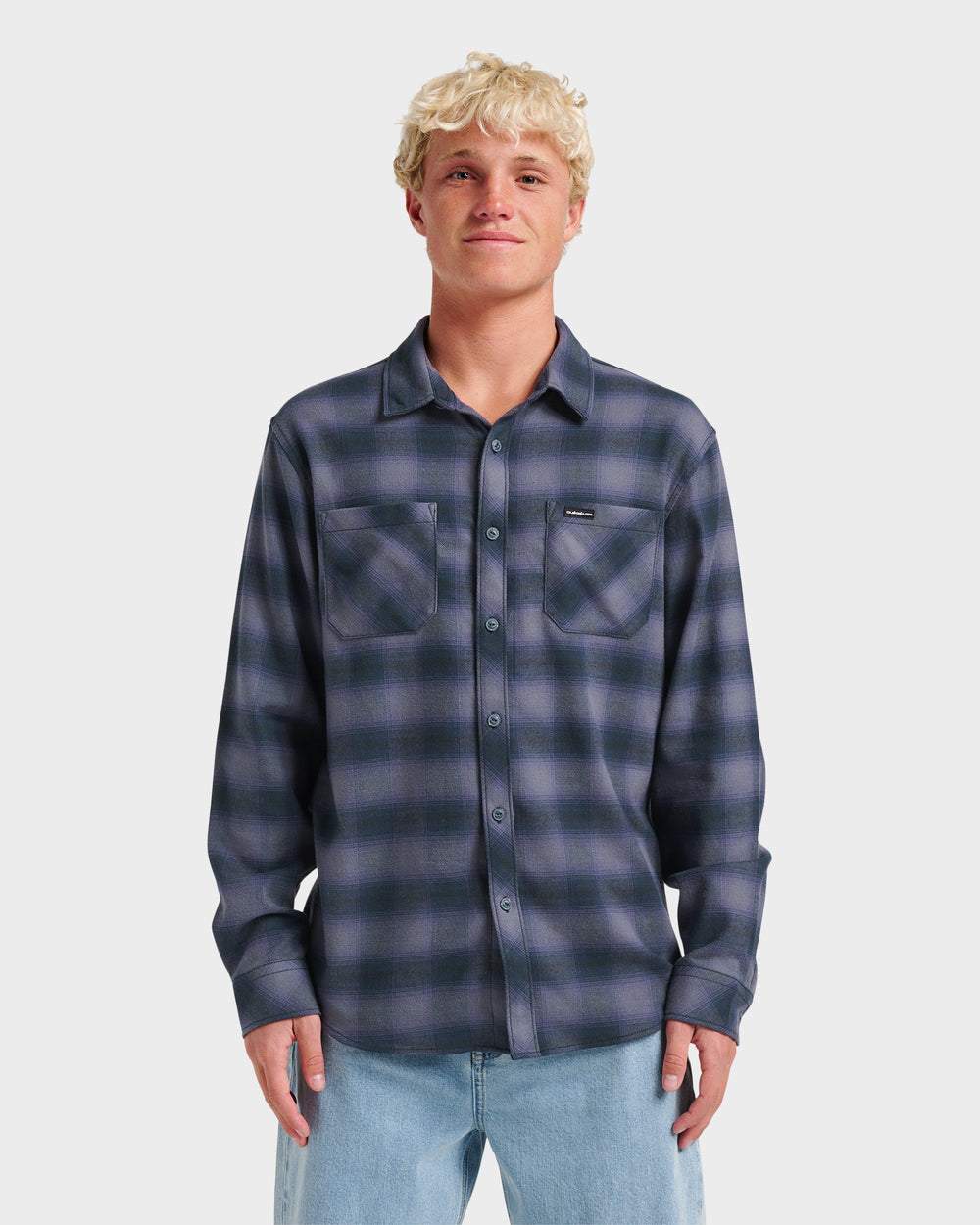Terrace Stretch Flannel Shirt - Phantom