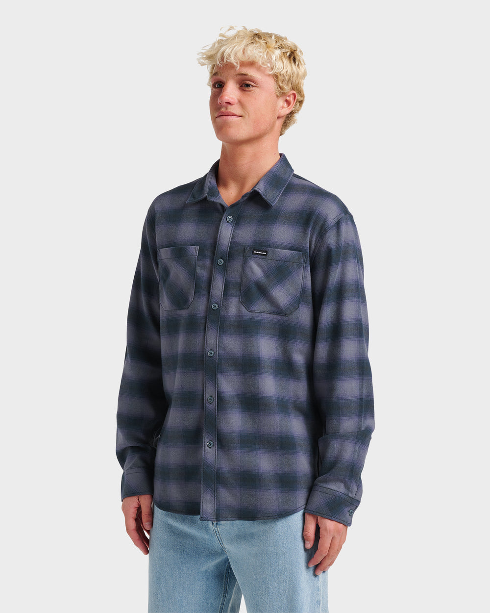 Terrace Stretch Flannel Shirt - Phantom