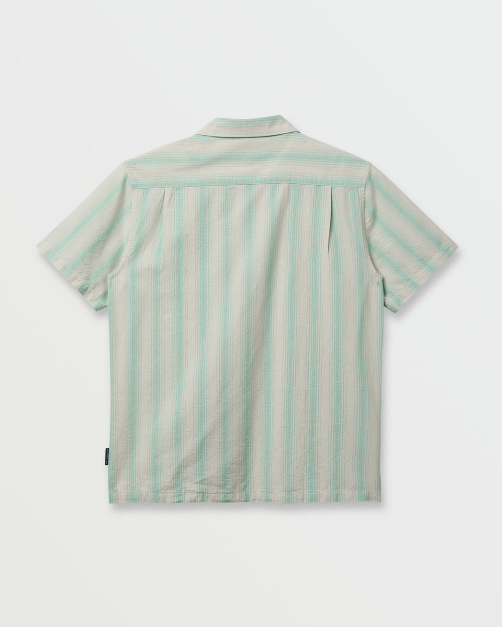 Oxford Stripe Casual Short Sleeve Shirt - Moonstruck
