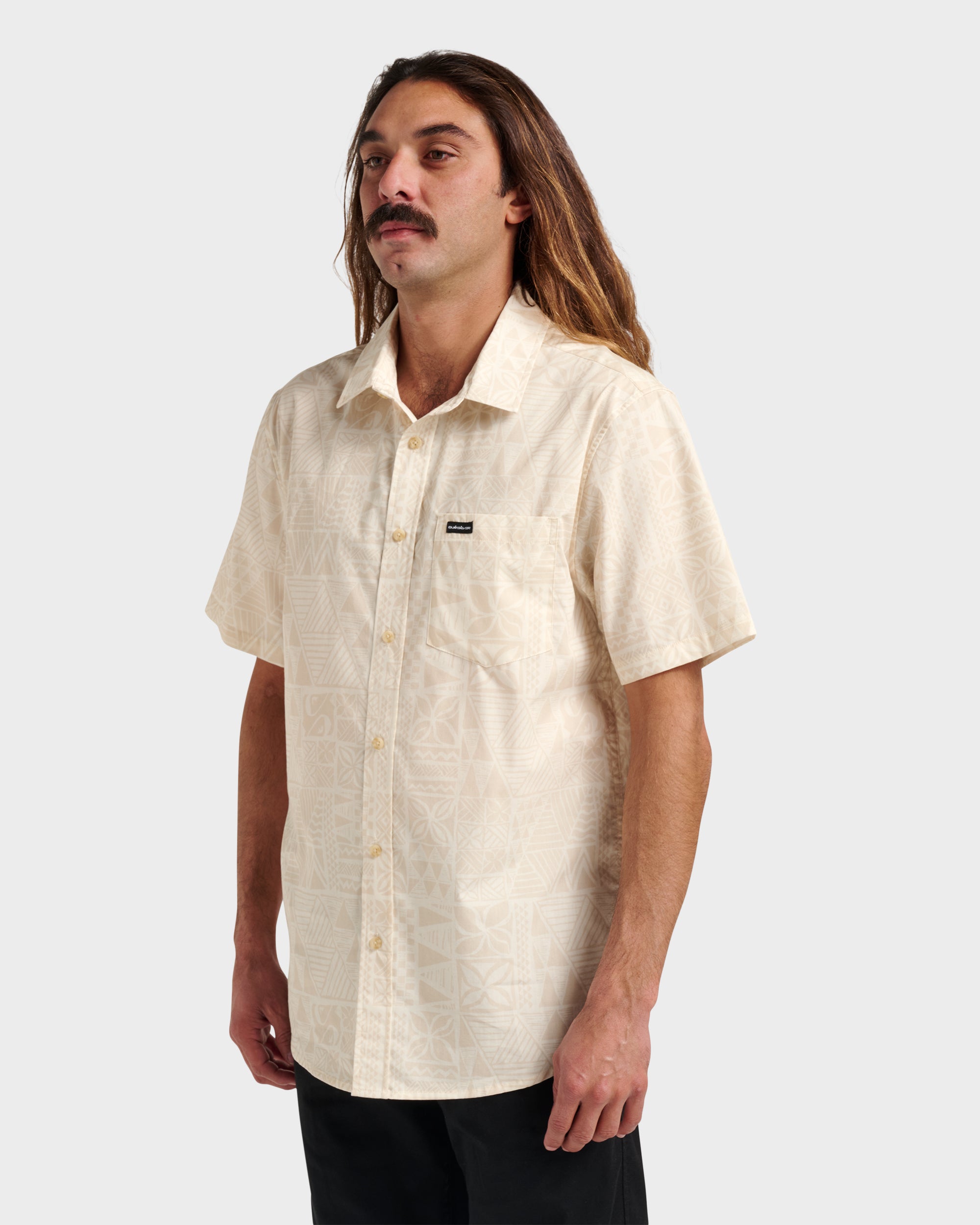 Makaha Classic Short Sleeve Shirt - Off White