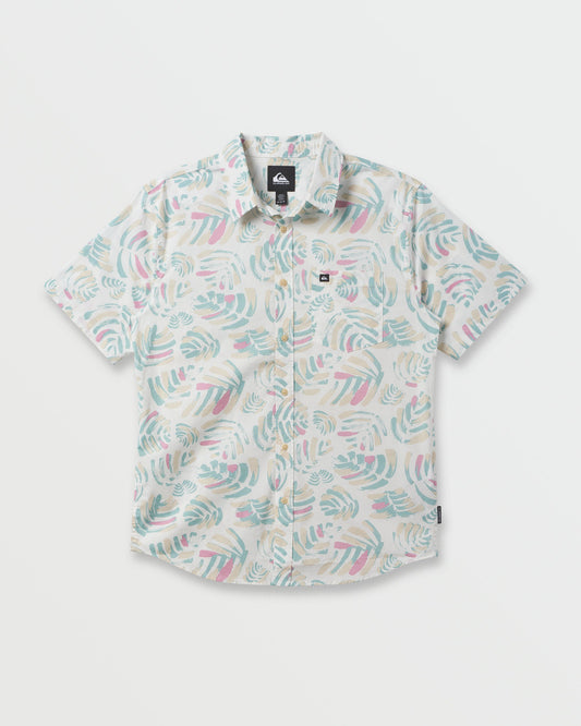 Shades Classic Stretch Short Sleeve Shirt - Off White