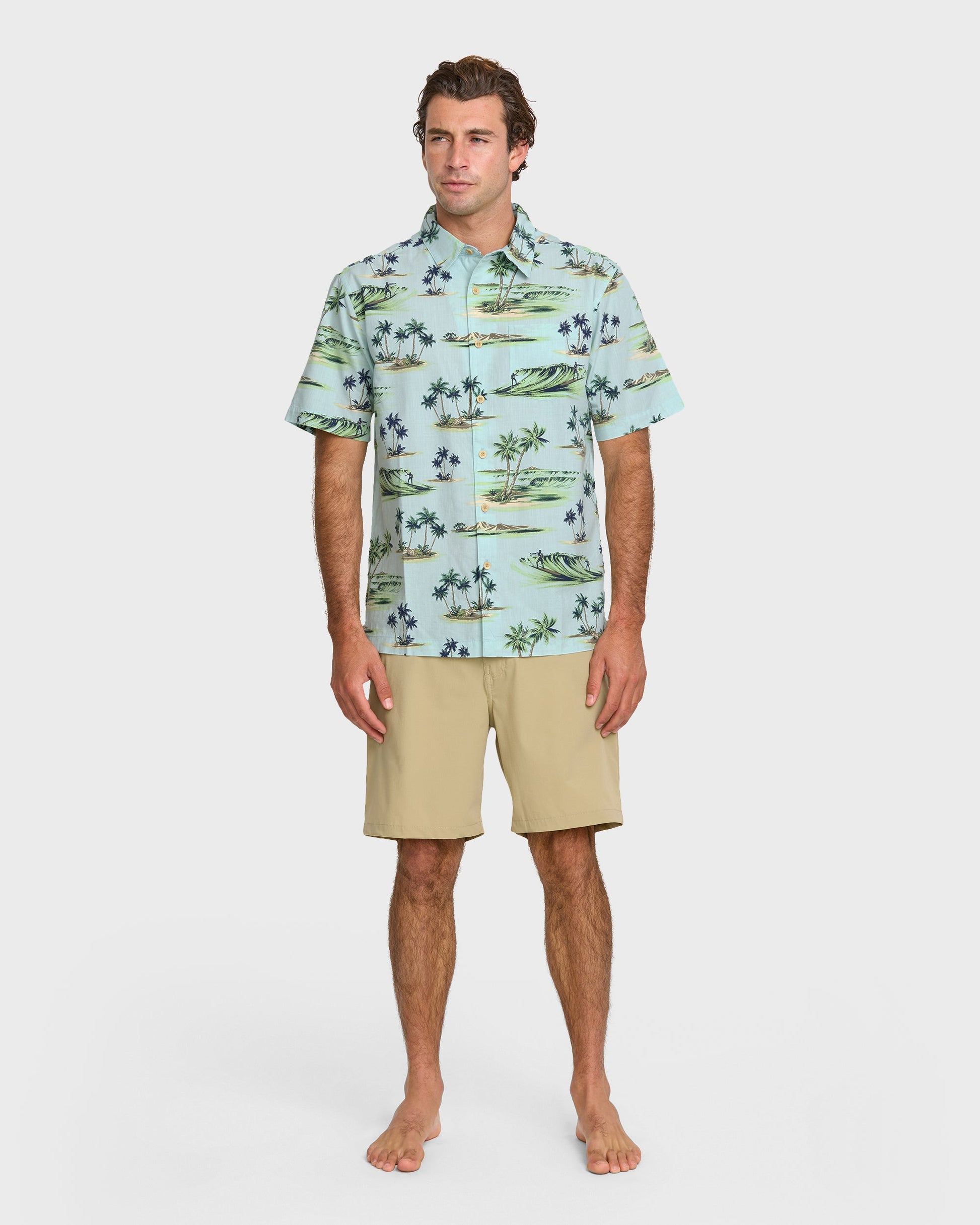 Waterman Day Dreamin' Shirt - Cool Blue