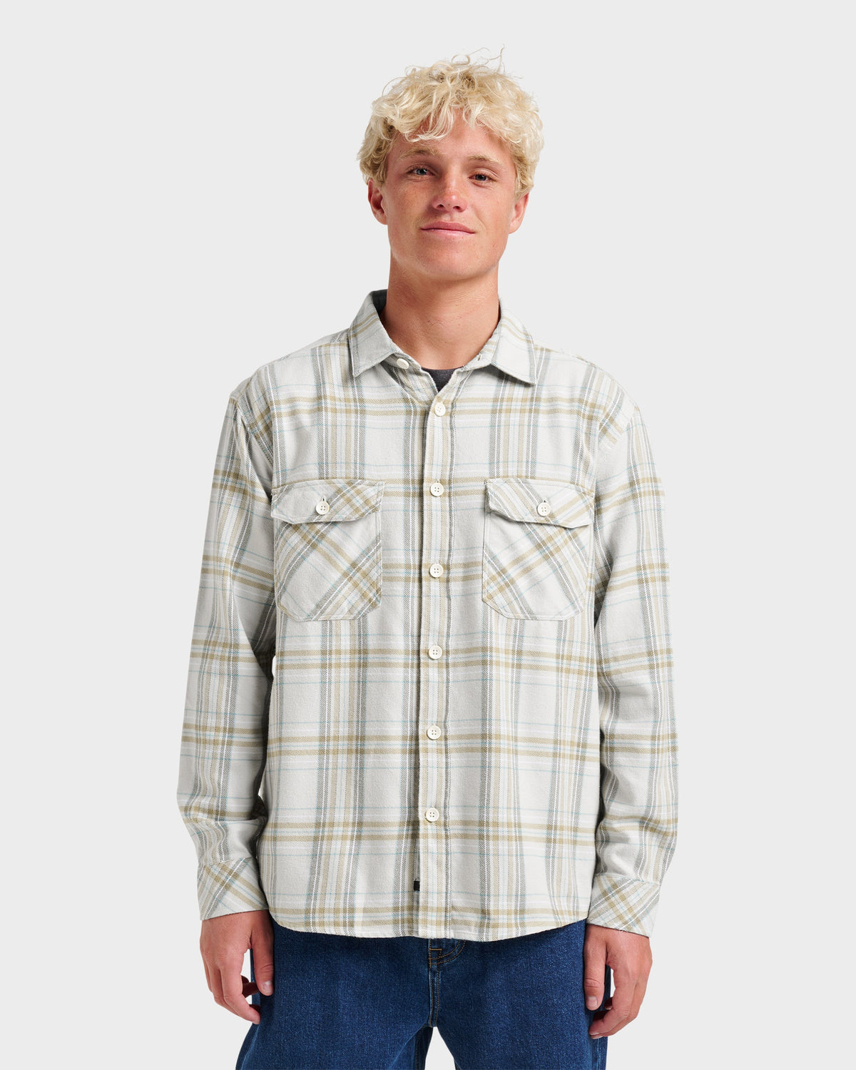 Waterman Bodie Flannel Shirt - Moonbeam