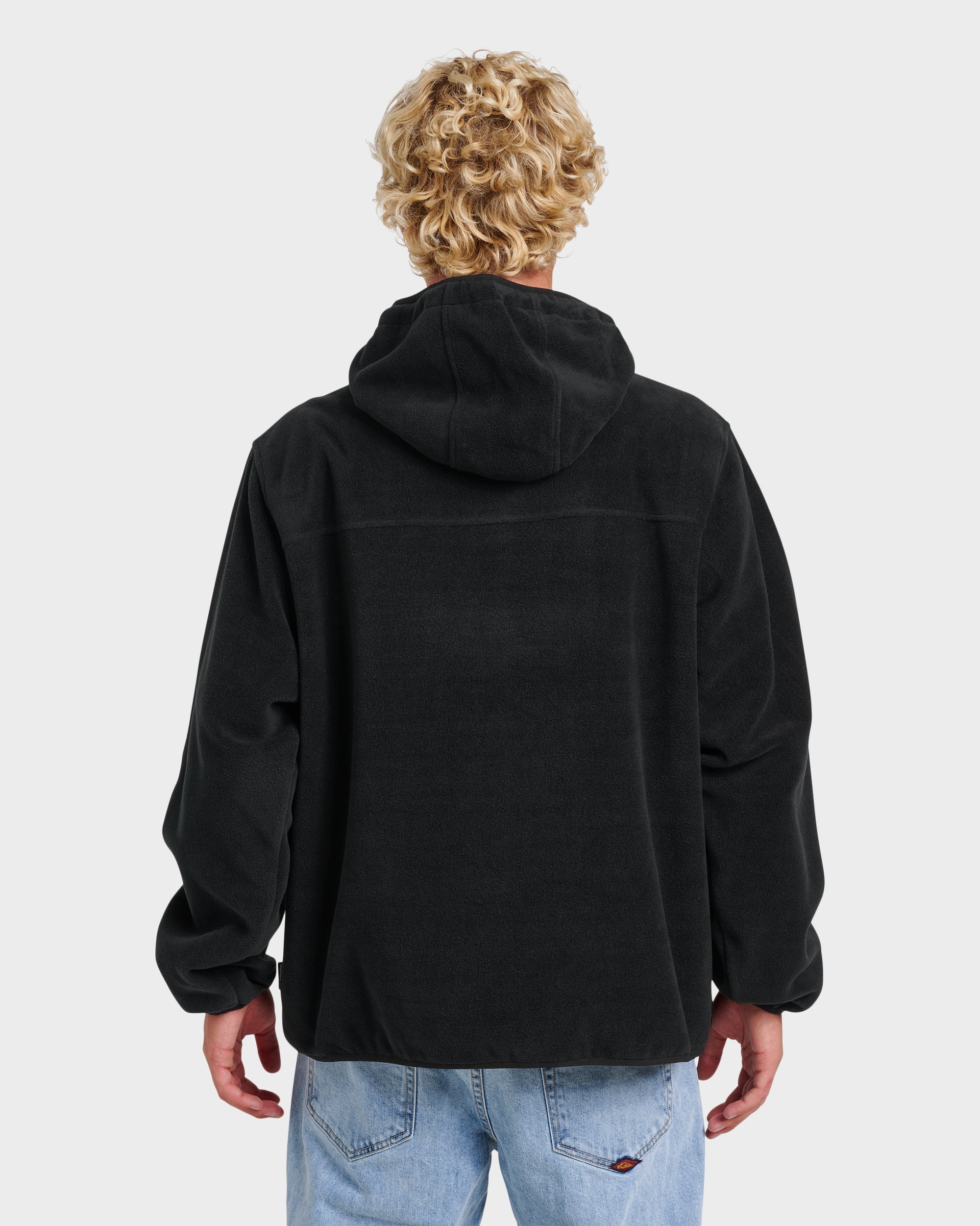 Reversible Zip Hoodie - Black