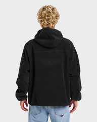 Reversible Zip Hoodie - Black