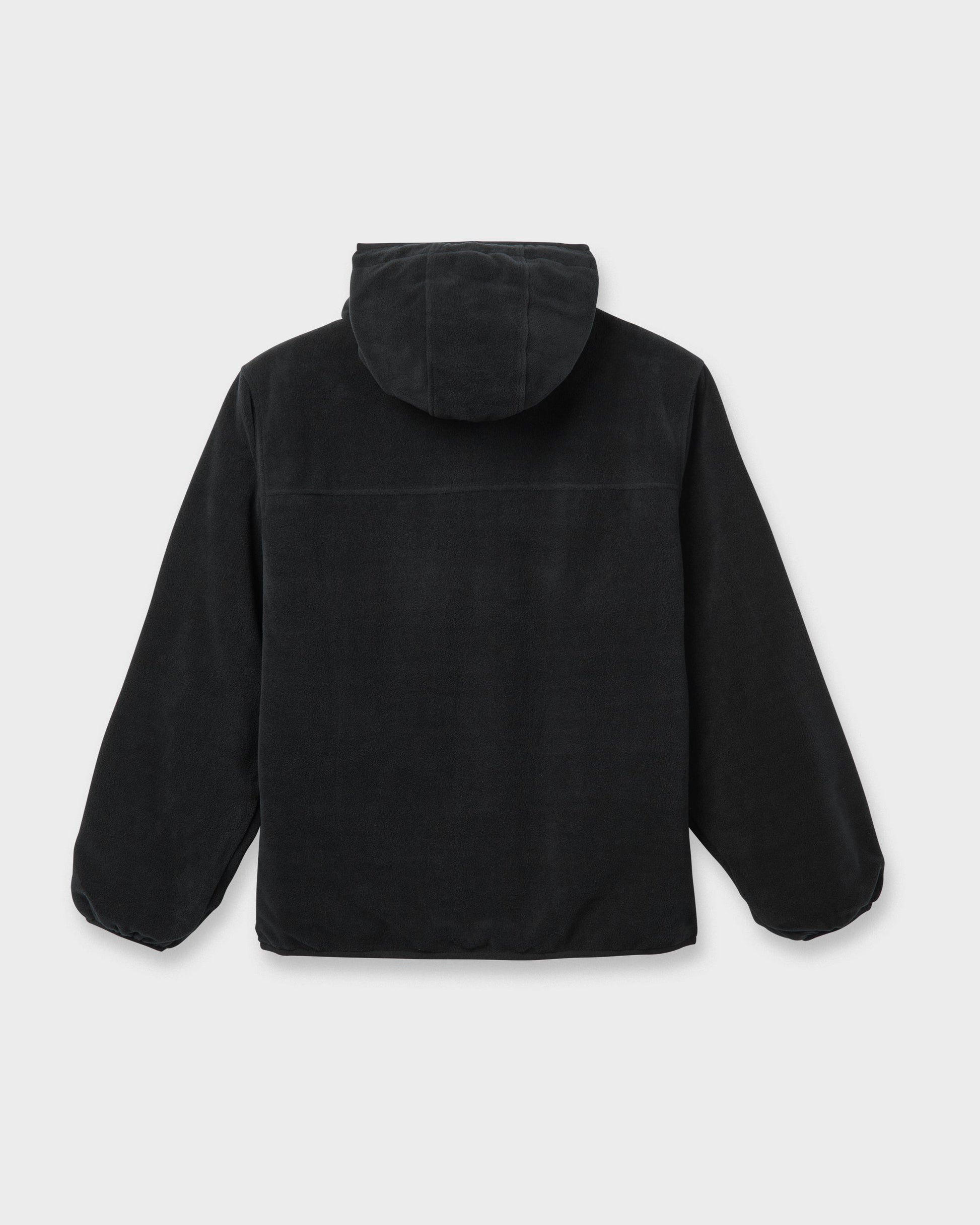 Reversible Zip Hoodie - Black