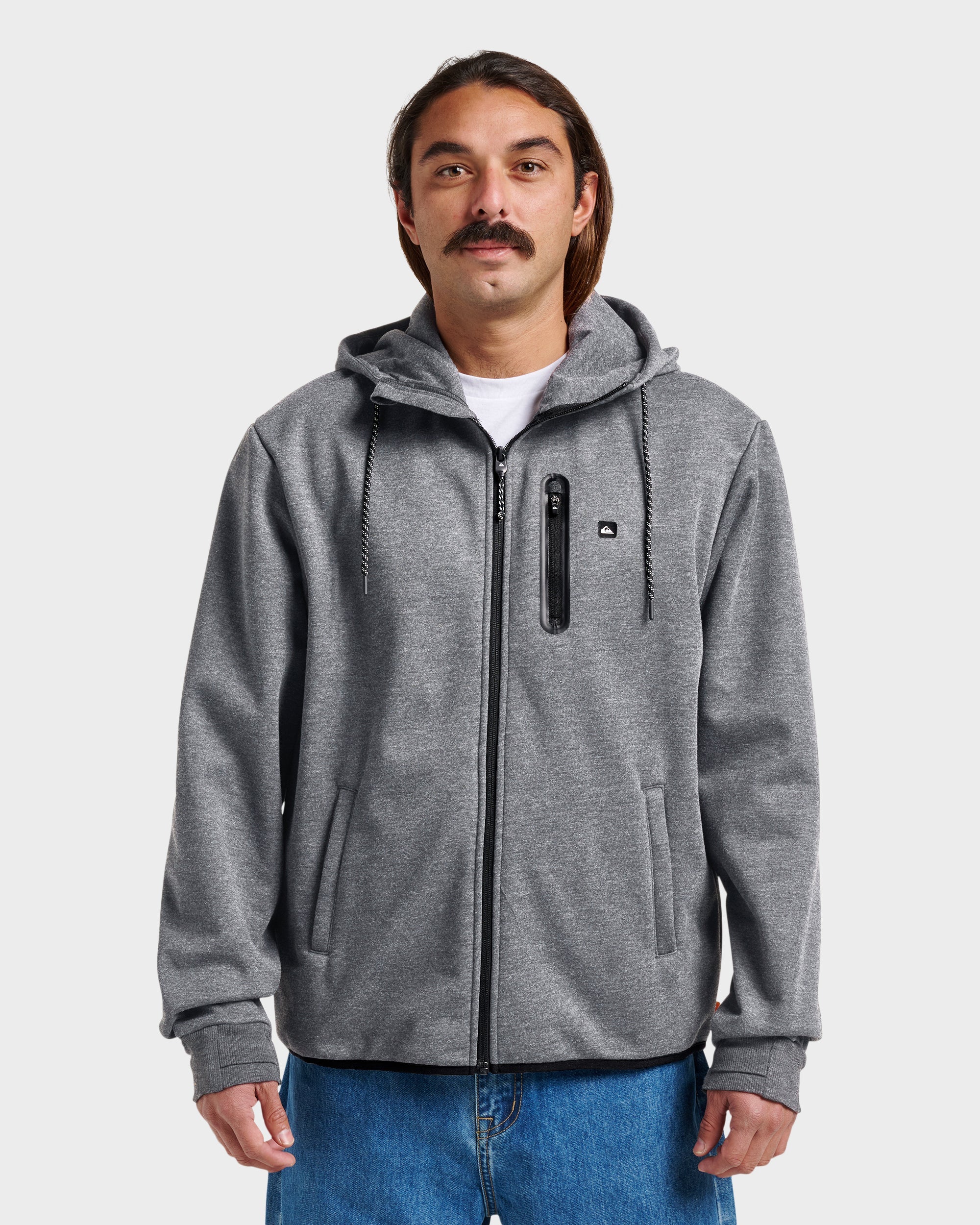 Waterman Departure Zip Sweatshirt - Phantom Heather