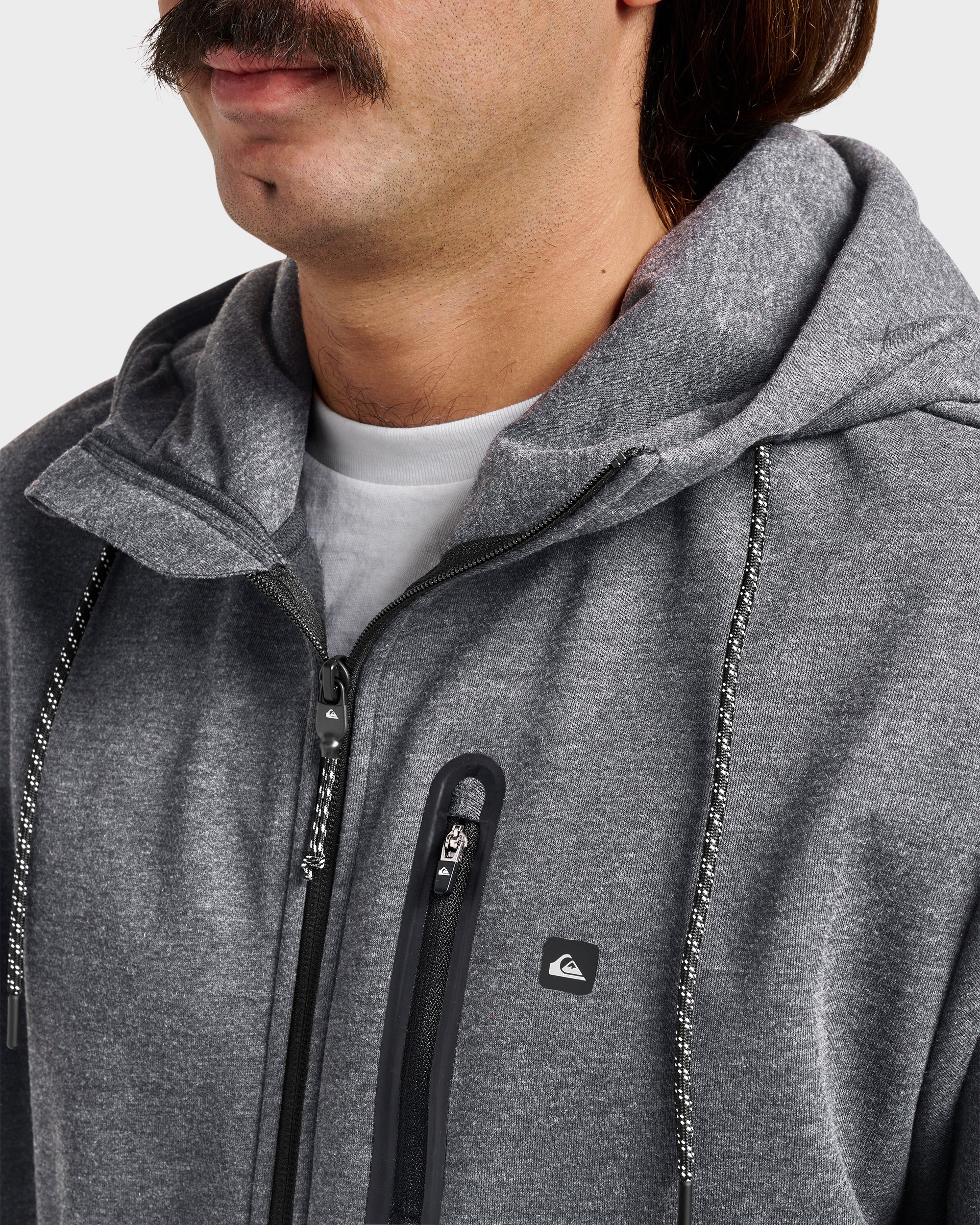 Waterman Departure Zip Sweatshirt - Phantom Heather