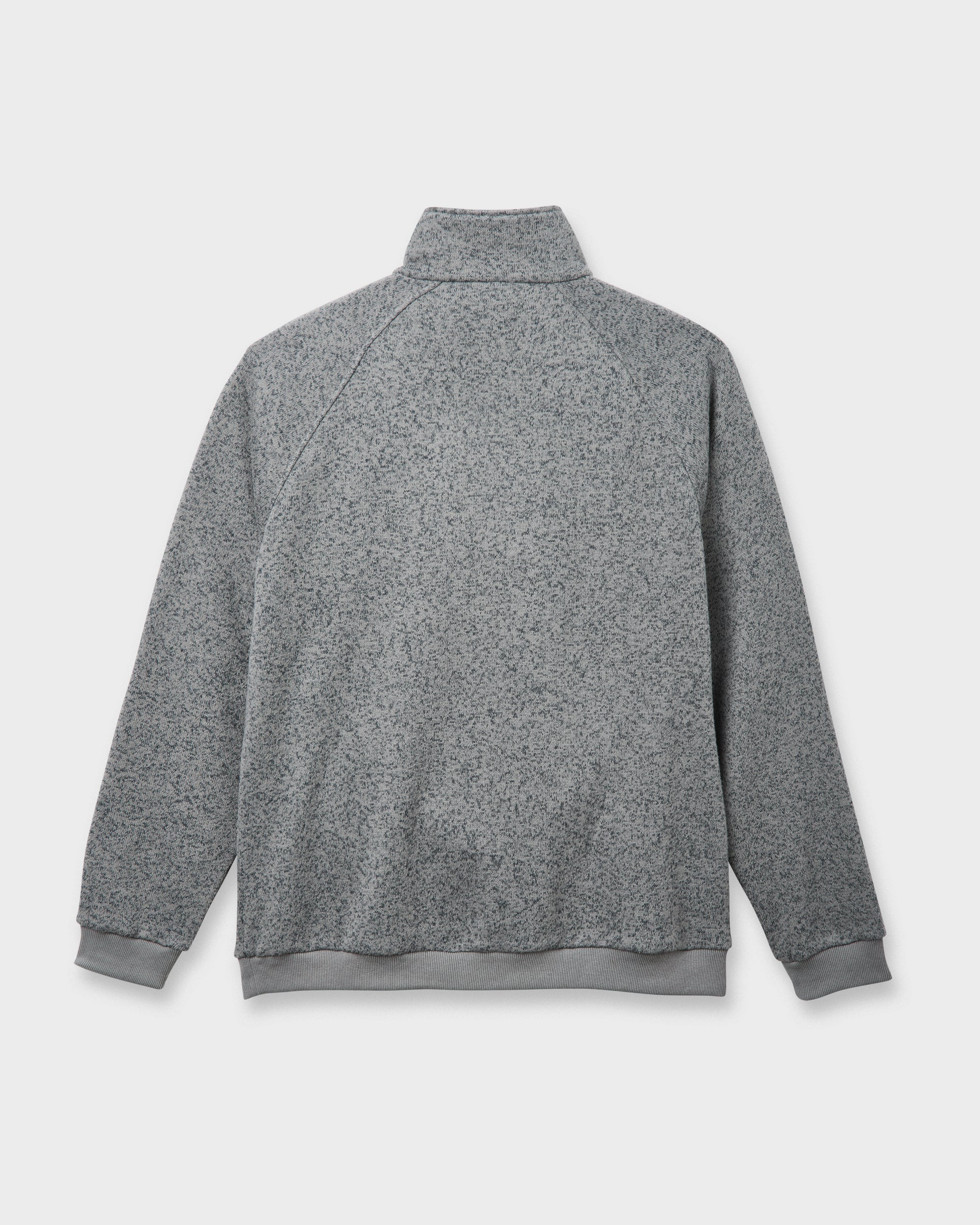 Keller Half Zip Mock Sweatshirt - Smoked Gray Heather