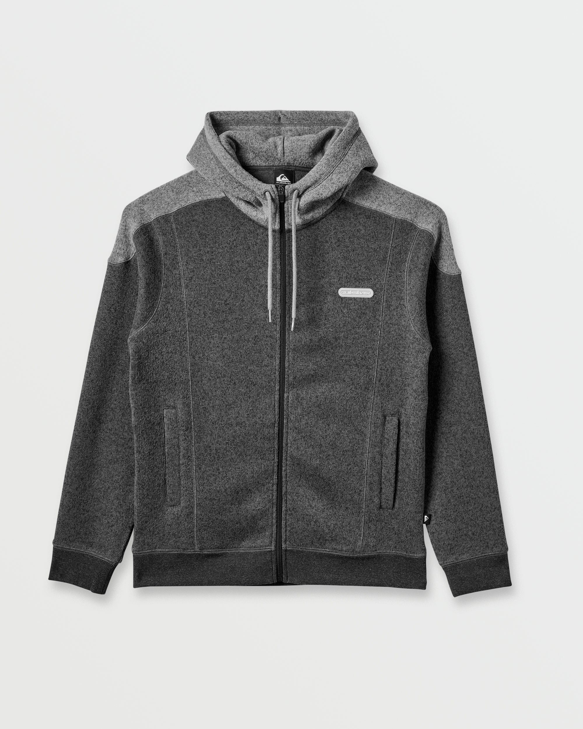 Keller Zip Hoodie - Black Heather