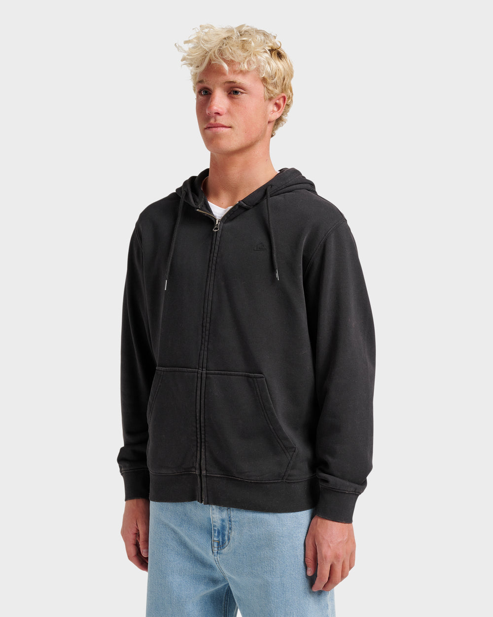 Saltwater Full Zip Hoodie - Black
