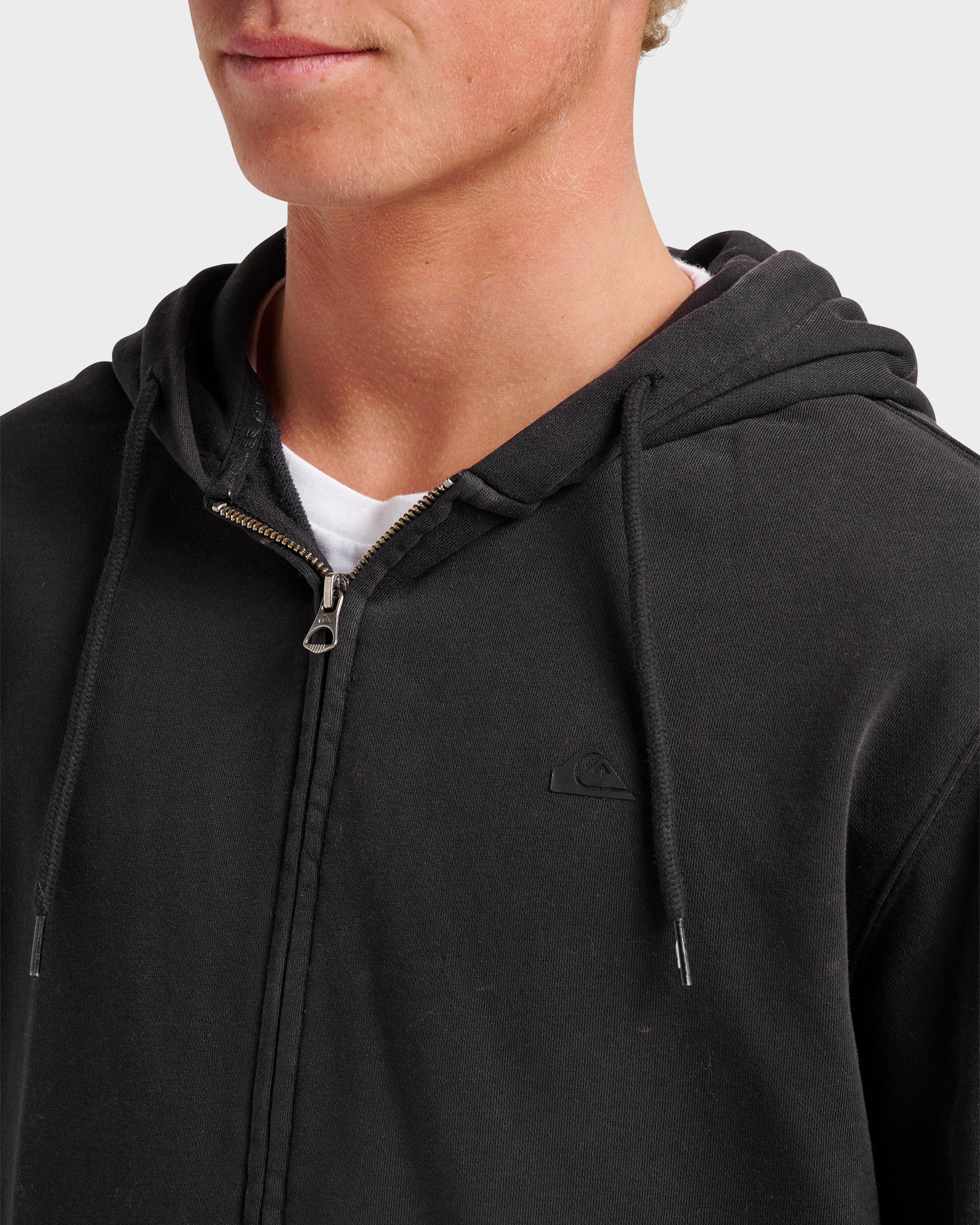 Saltwater Full Zip Hoodie - Black