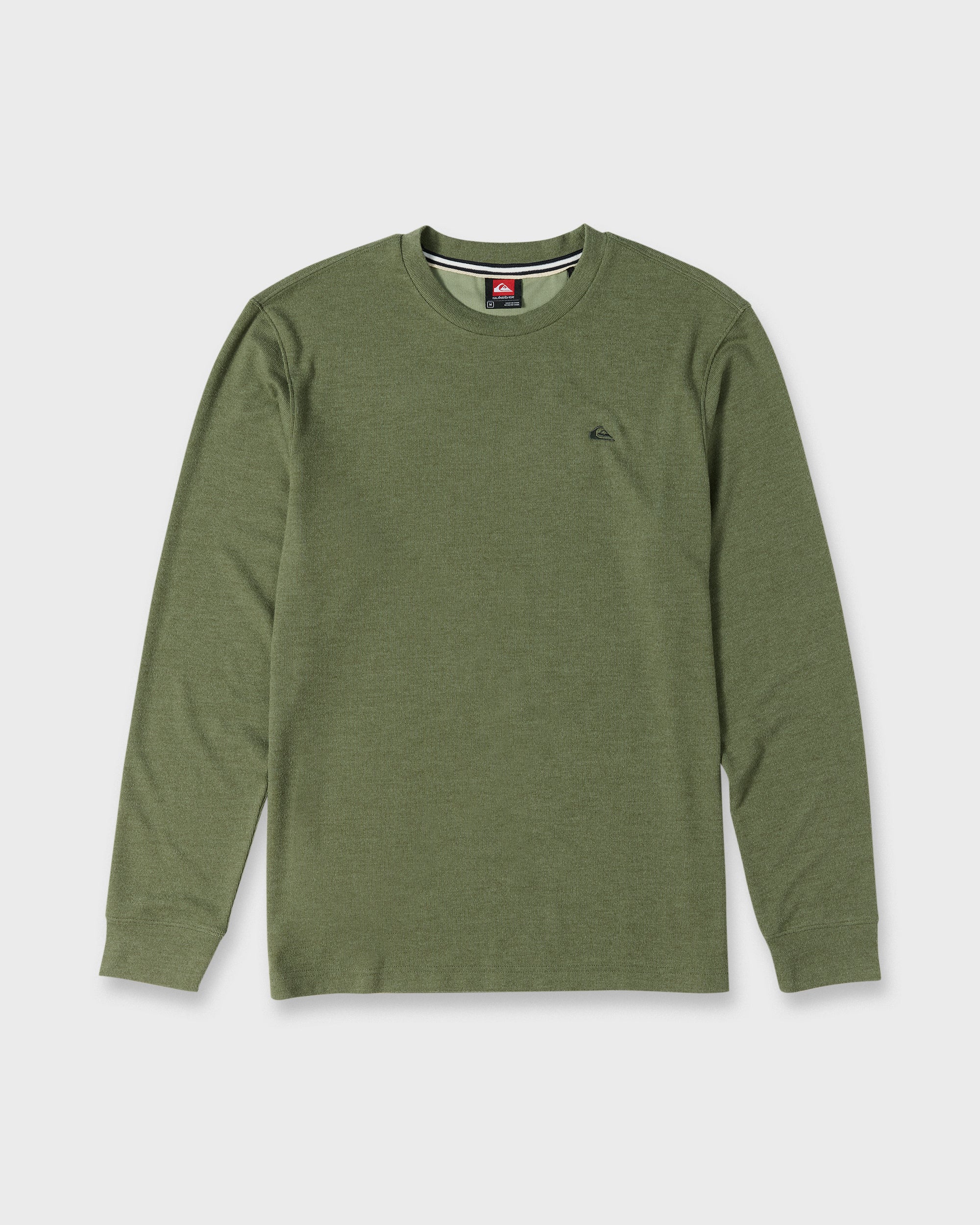Malvern Long Sleeve Soft Touch Crewneck Sweatshirt - Dusty Olive