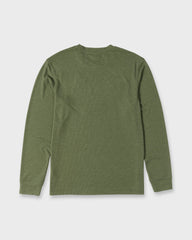 Malvern Long Sleeve Soft Touch Crewneck Sweatshirt - Dusty Olive