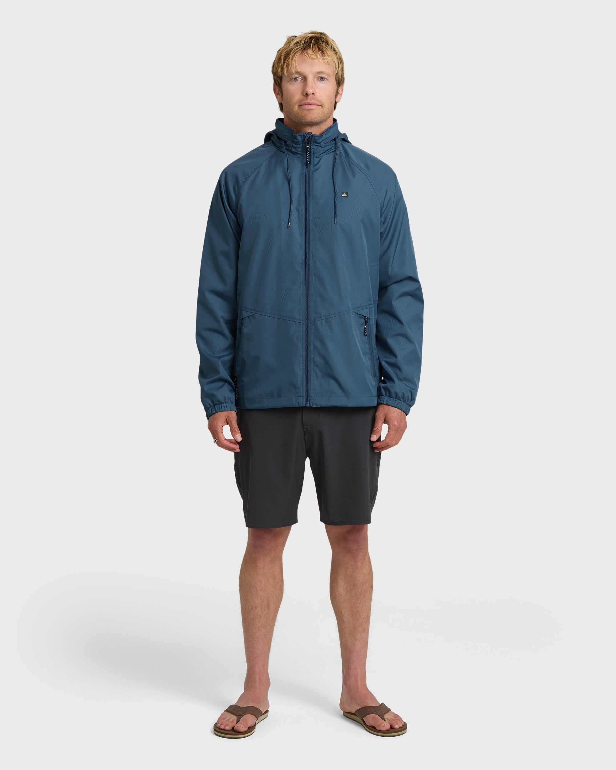 Waterman Shell Shock Water-Resistant Windbreaker - Ensign Blue