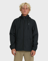 Waterman Shell Shock Water-Resistant Windbreaker - Black