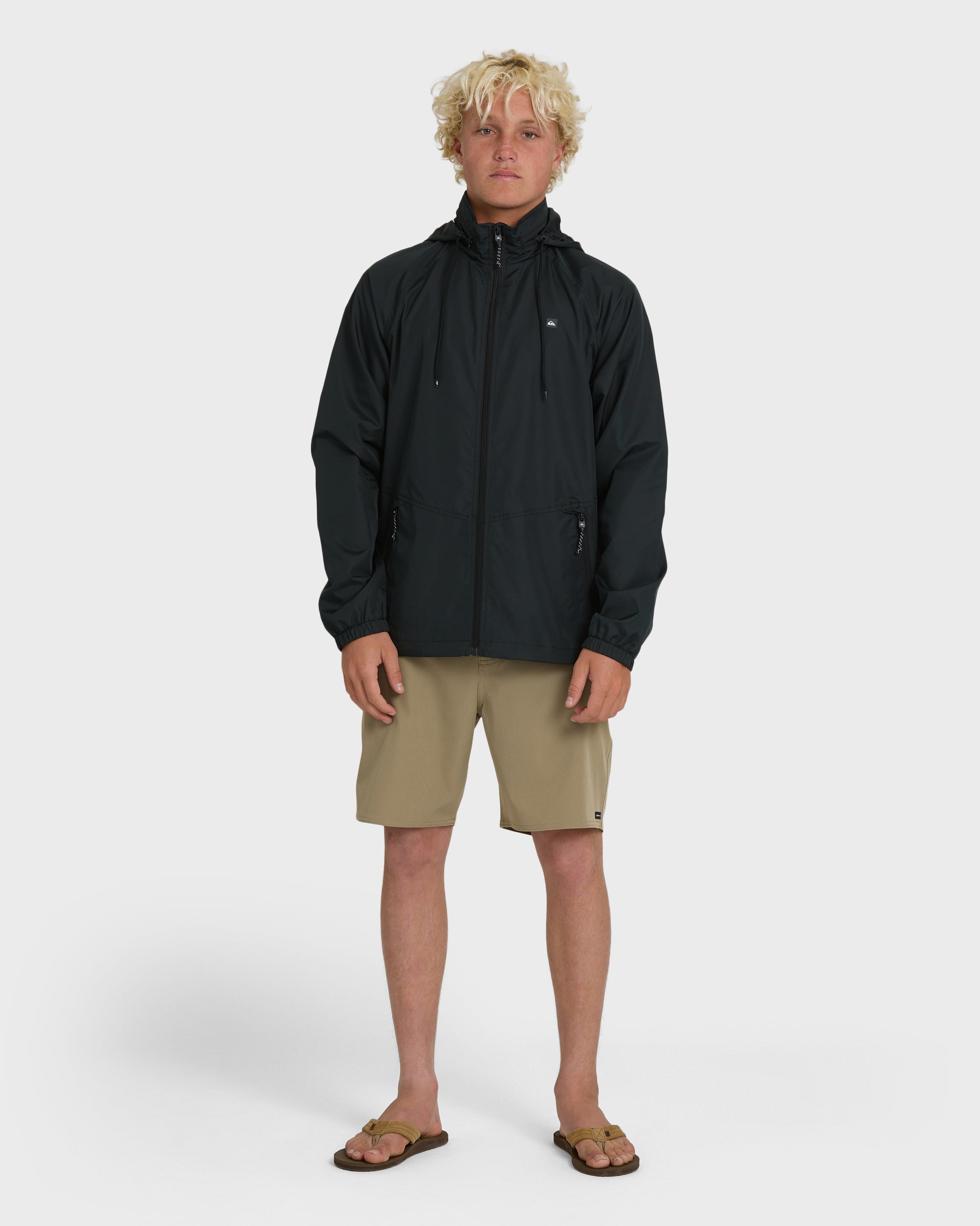 Waterman Shell Shock Water-Resistant Windbreaker - Black