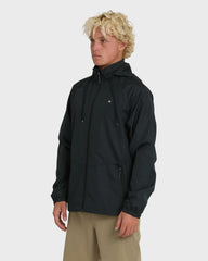 Waterman Shell Shock Water-Resistant Windbreaker - Black