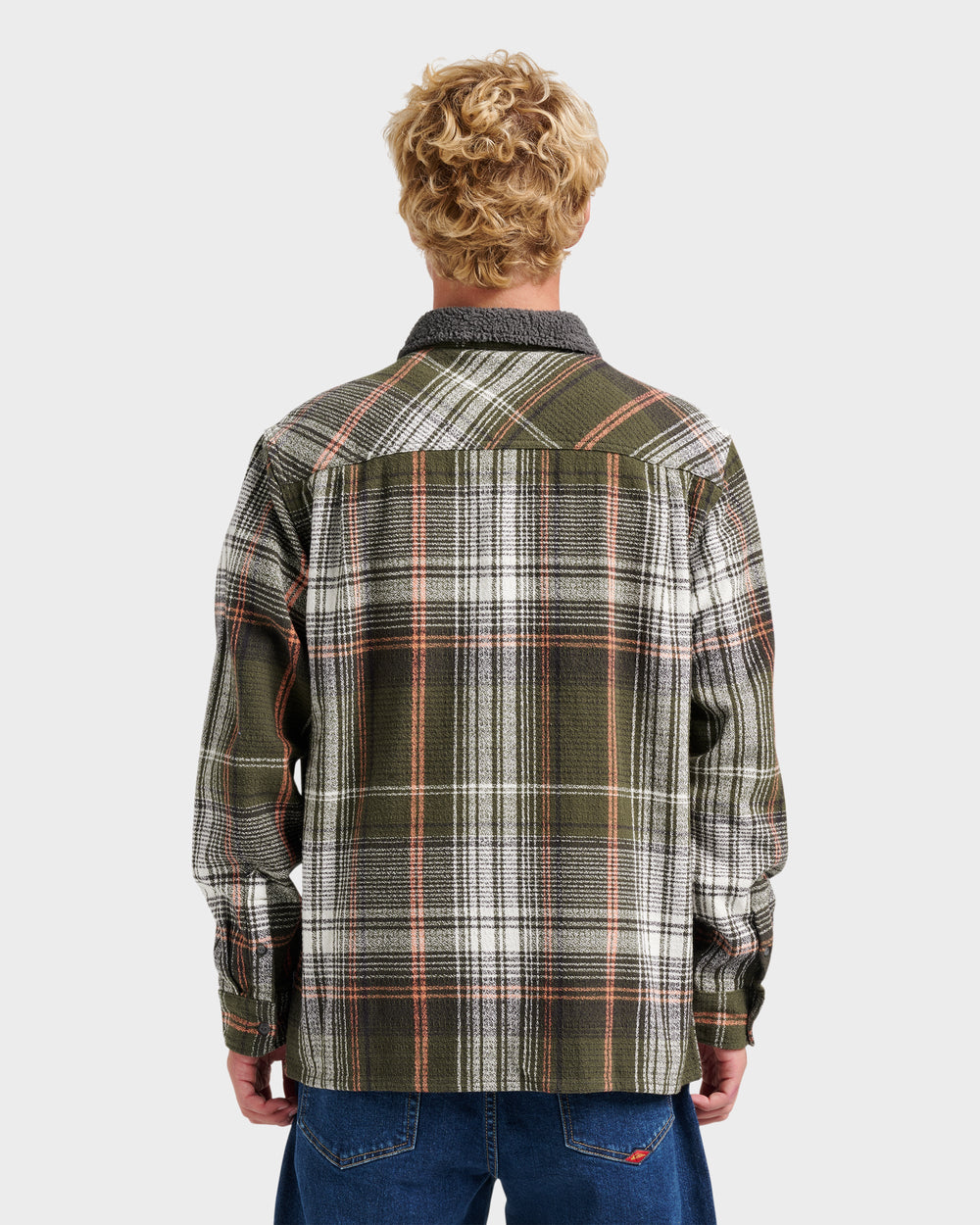 Campo Zip Flannel Shirt - Grape Leaf