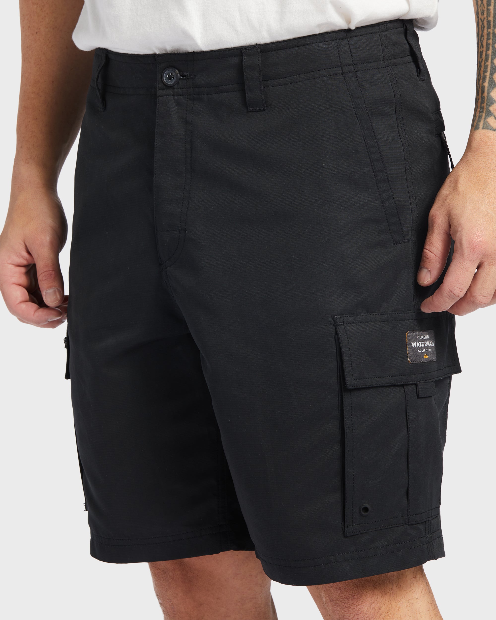 Waterman Maldive Atoll 20" Cargo Shorts - Black