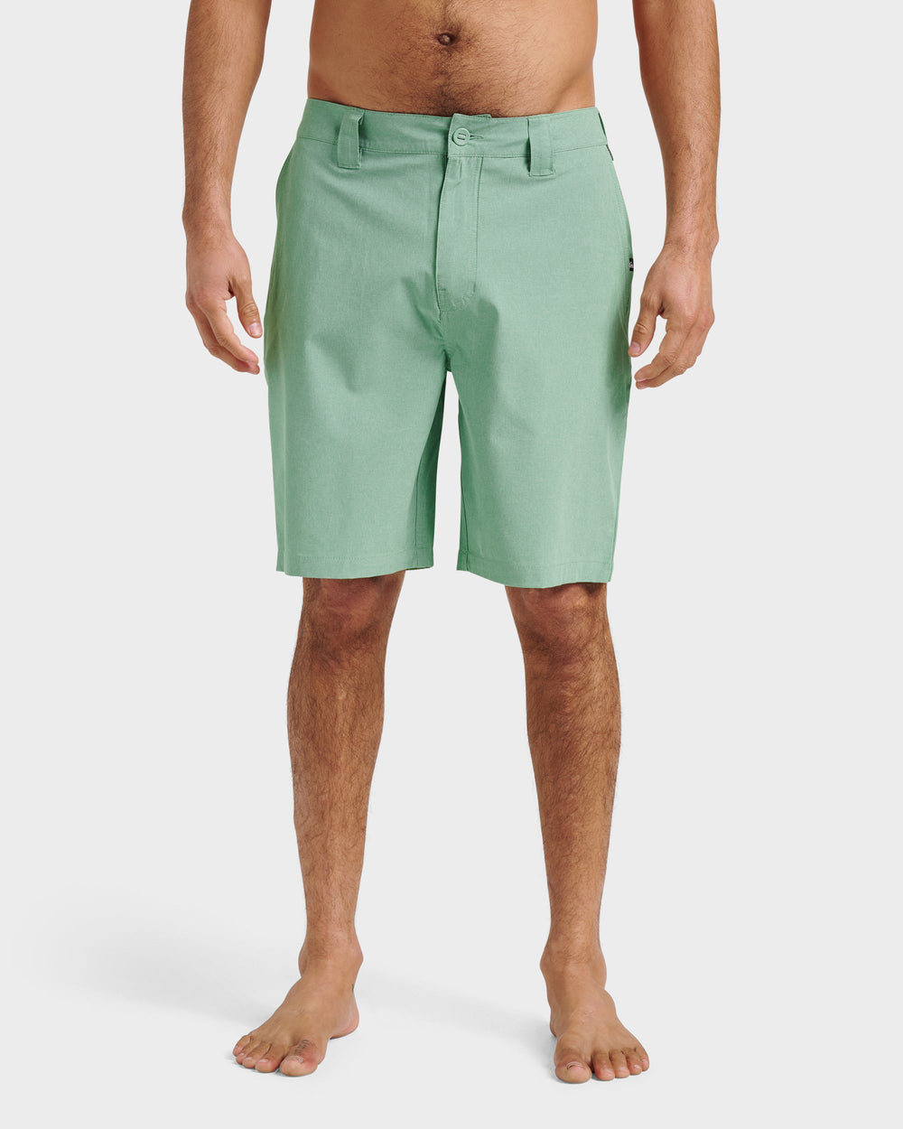 Union Heather 20" Amphibian Hybrid Shorts - Granite Green