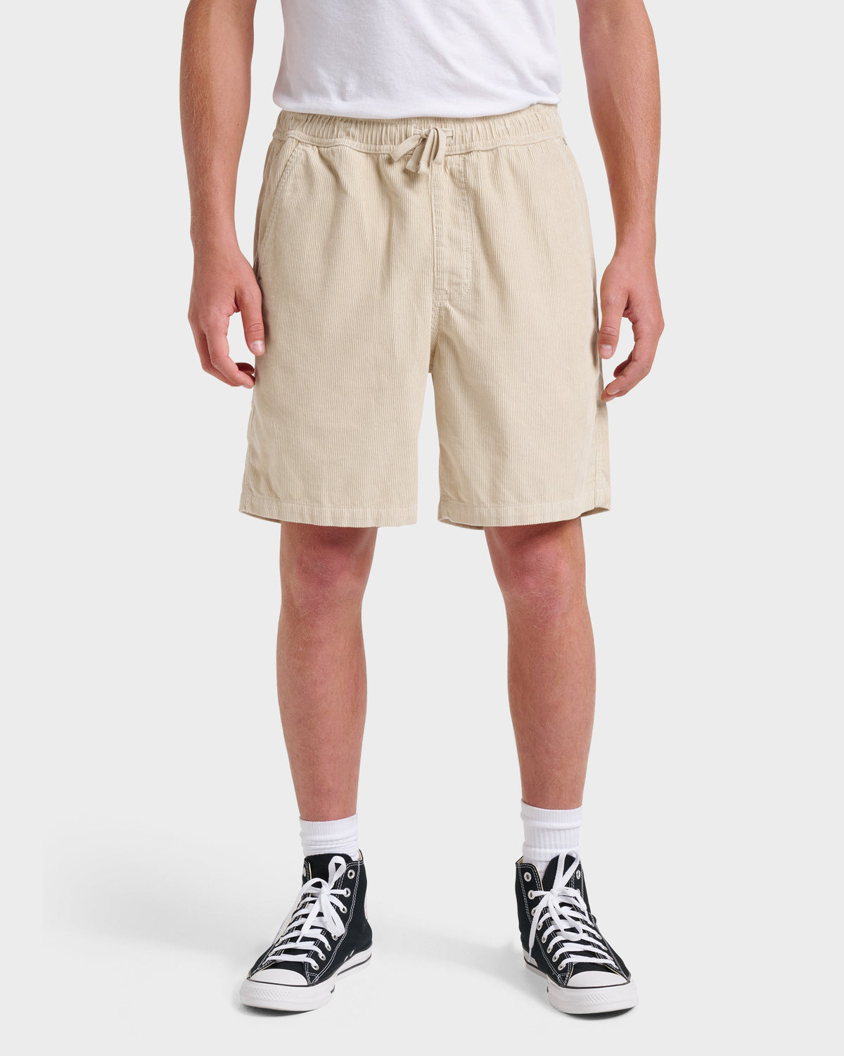 Taxer Corduroy Shorts - Fog Grey