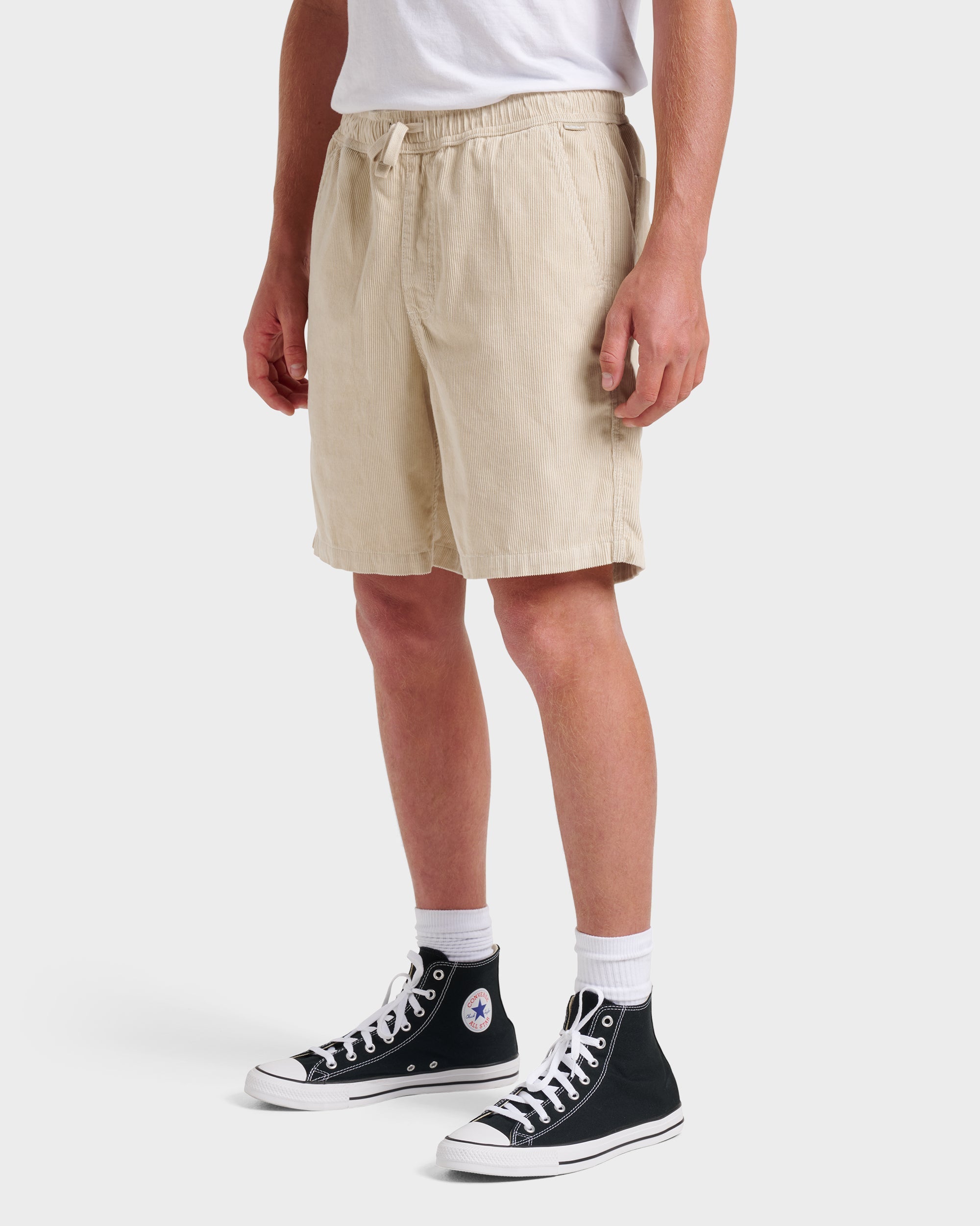 Taxer Corduroy Shorts - Fog Grey