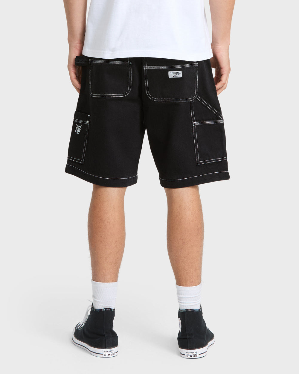 Mercury Carpenter Denim Short - Black