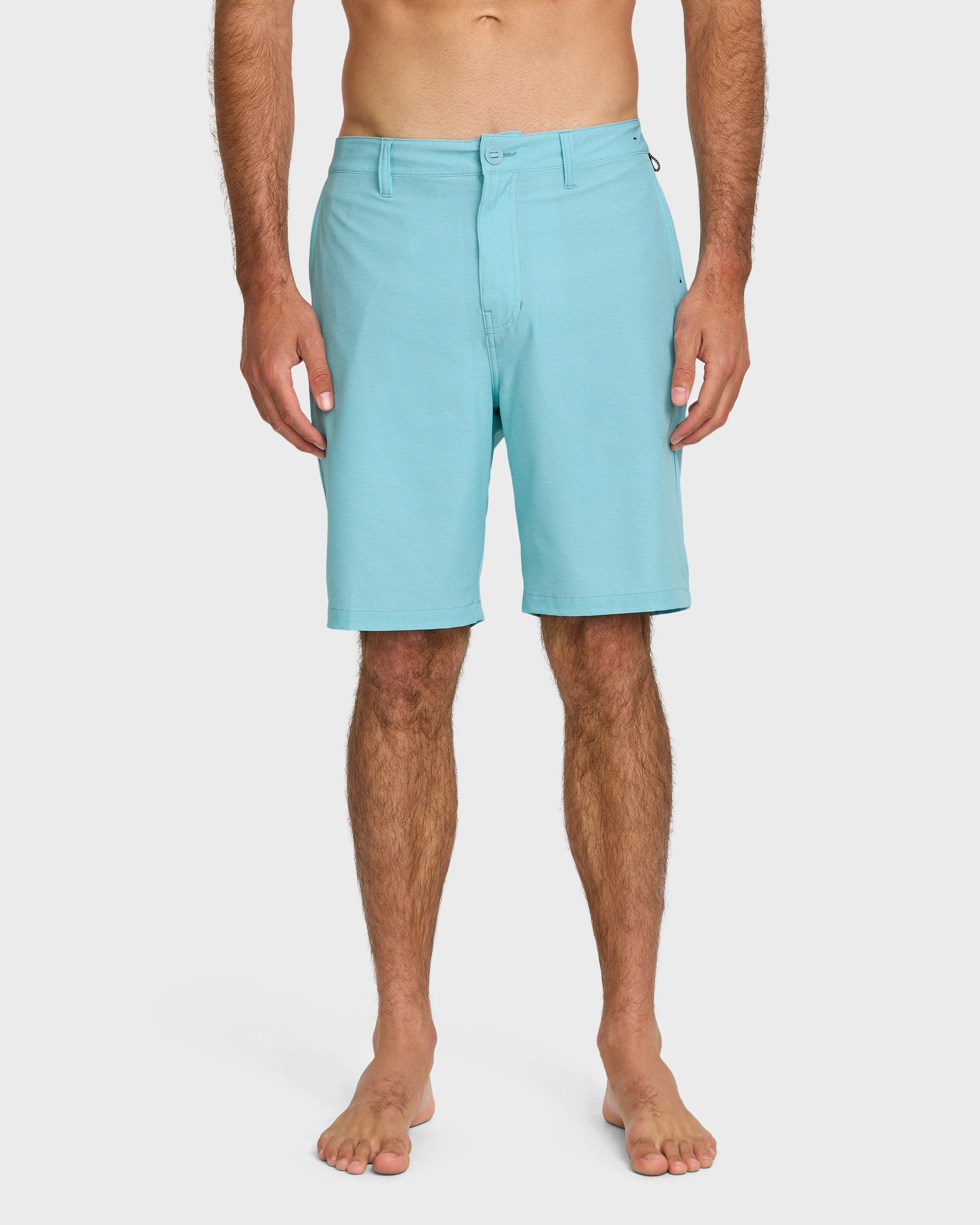Union Heather 20" Amphibian Hybrid Shorts - Aqua Blue