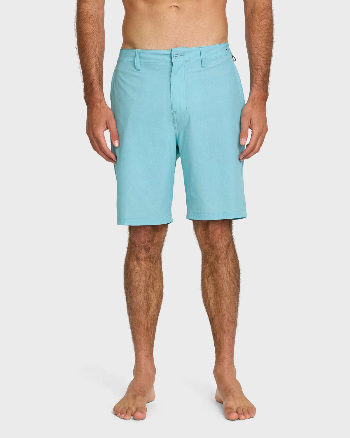 Union Heather 20" Amphibian Hybrid Shorts - Aqua Blue