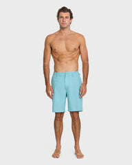 Union Heather 20" Amphibian Hybrid Shorts - Aqua Blue