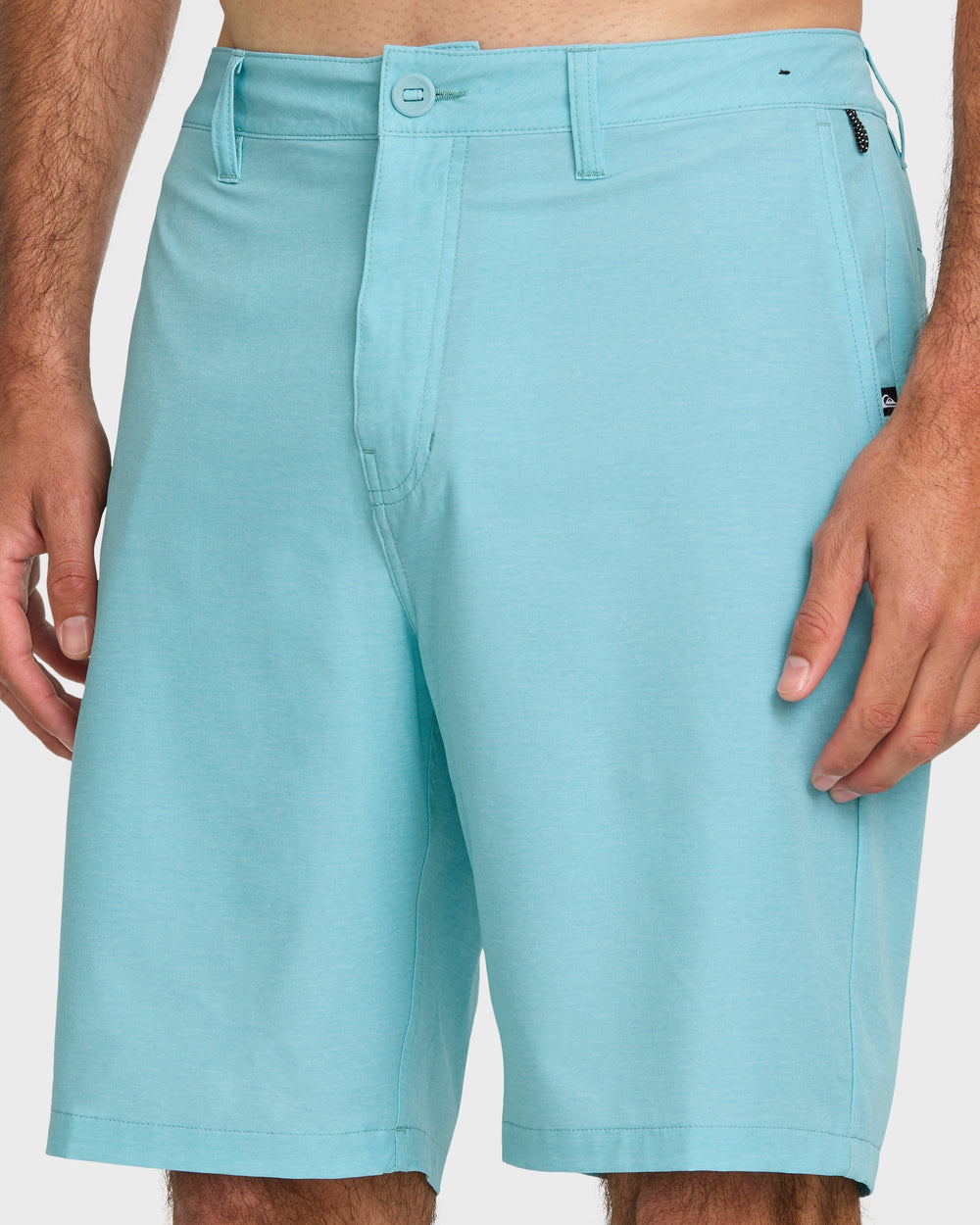 Union Heather 20" Amphibian Hybrid Shorts - Aqua Blue