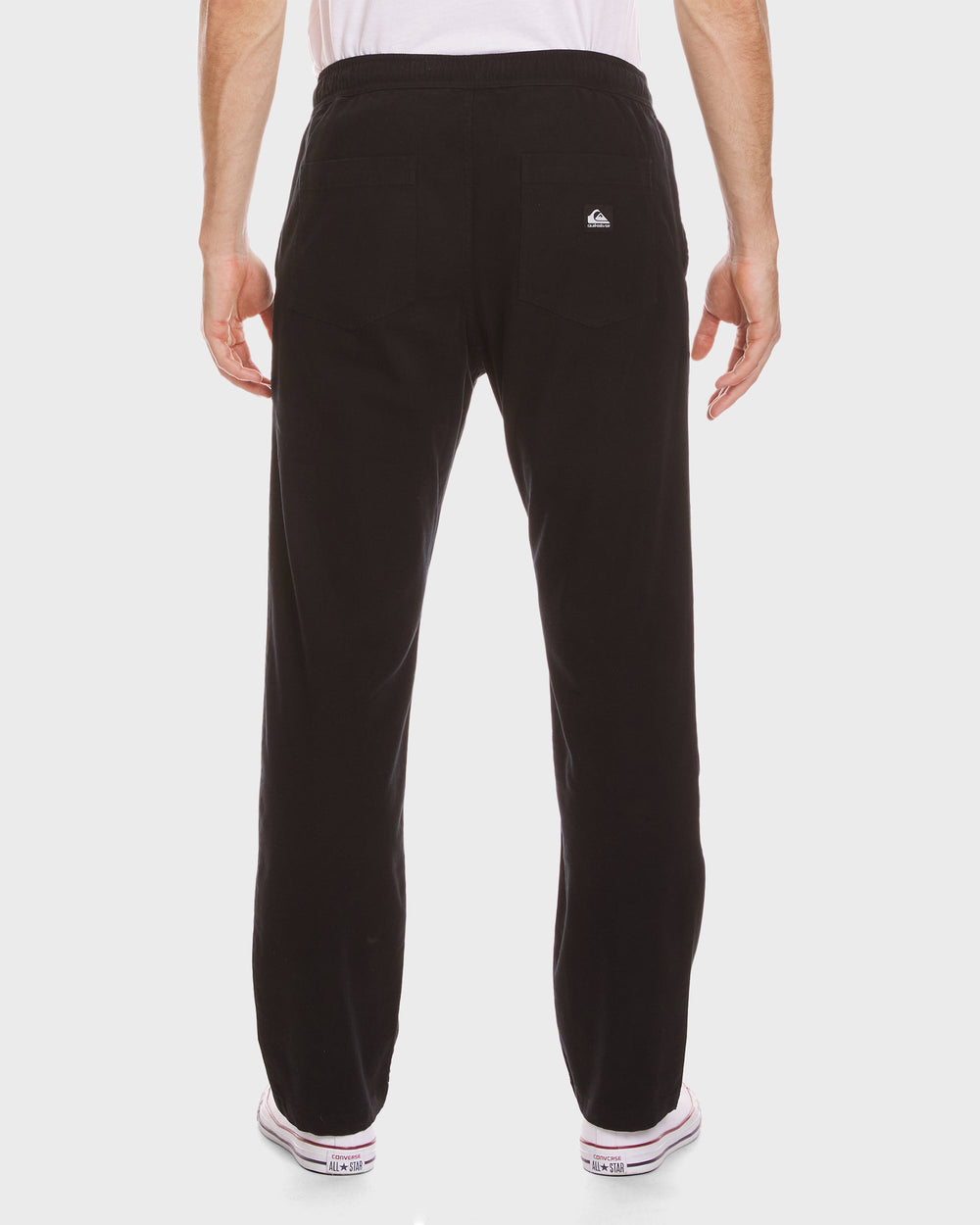 Stretch Canvas Beach Pants - Black