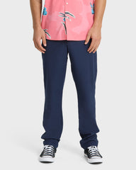 5 Pocket Stretch Pant - Navy