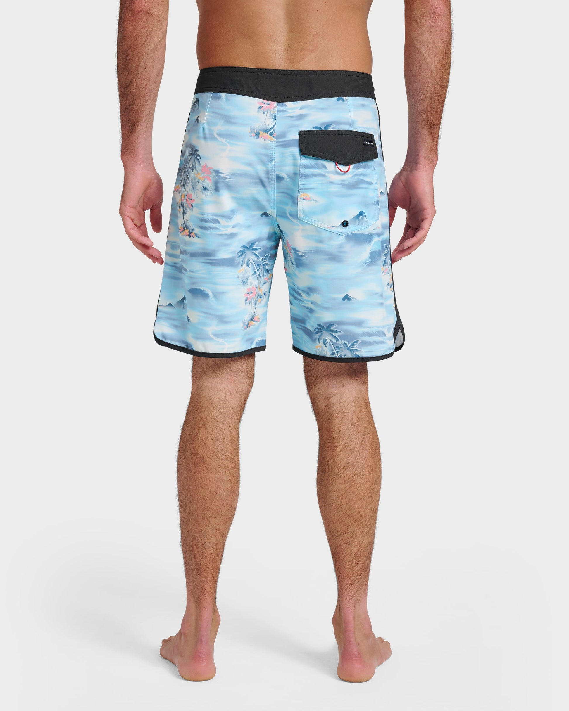 Surfsilk Tropical Surf 19" Boardshorts - Total Eclipse