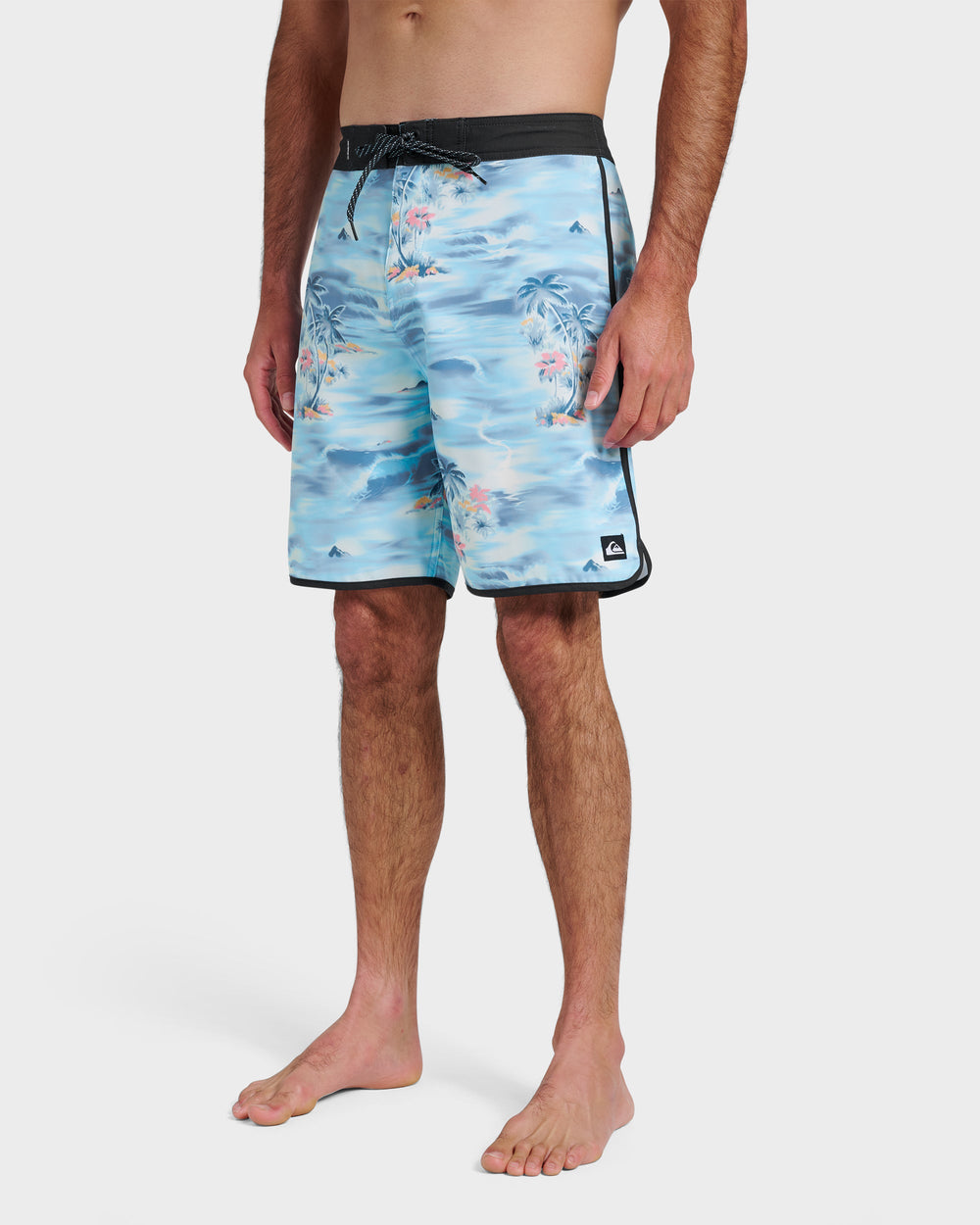 Surfsilk Tropical Surf 19" Boardshorts - Total Eclipse
