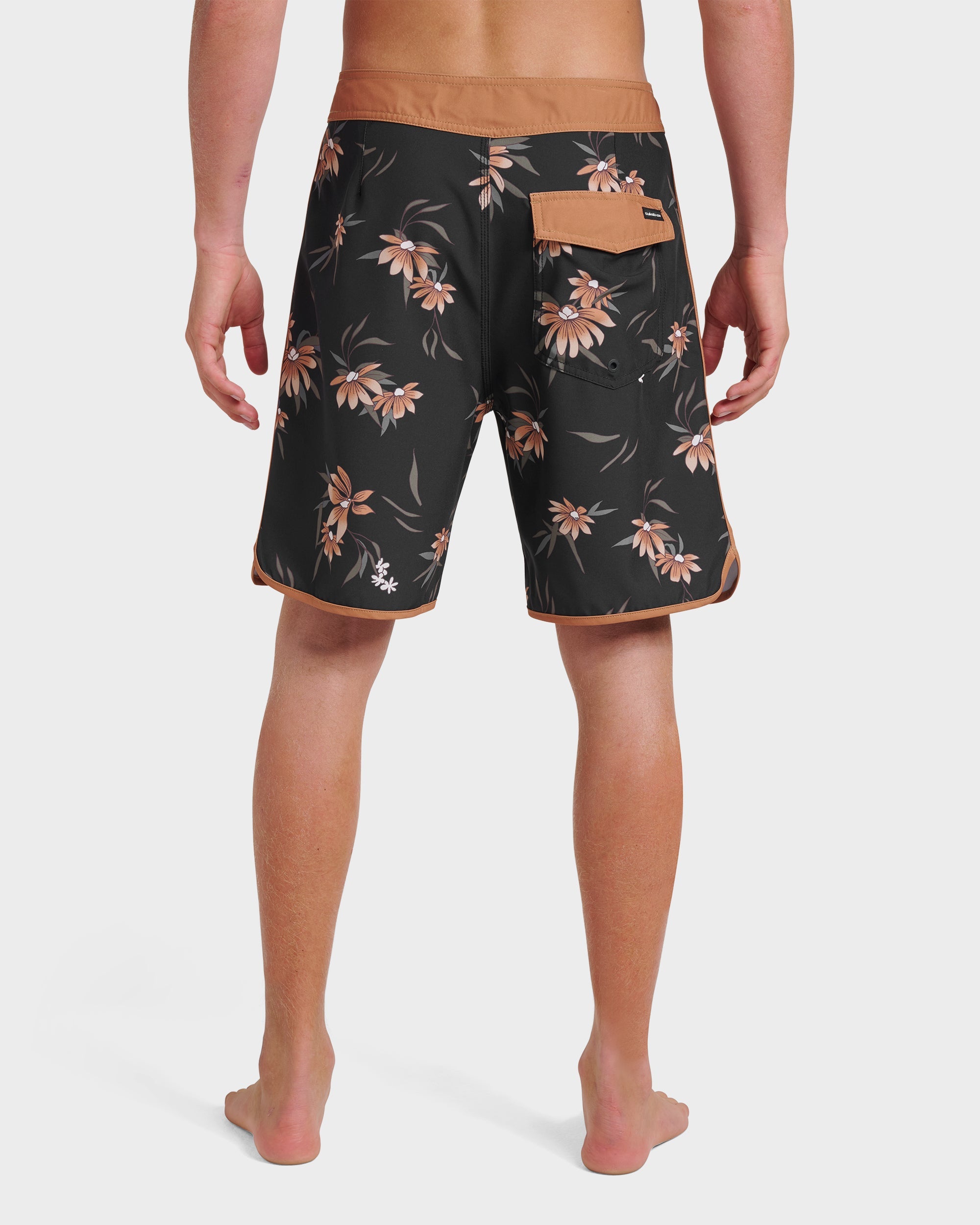 Surfsilk Costal Flora 19" Boardshorts - Black