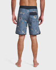 Surfsilk Costal Flora 19" Boardshorts - China Blue