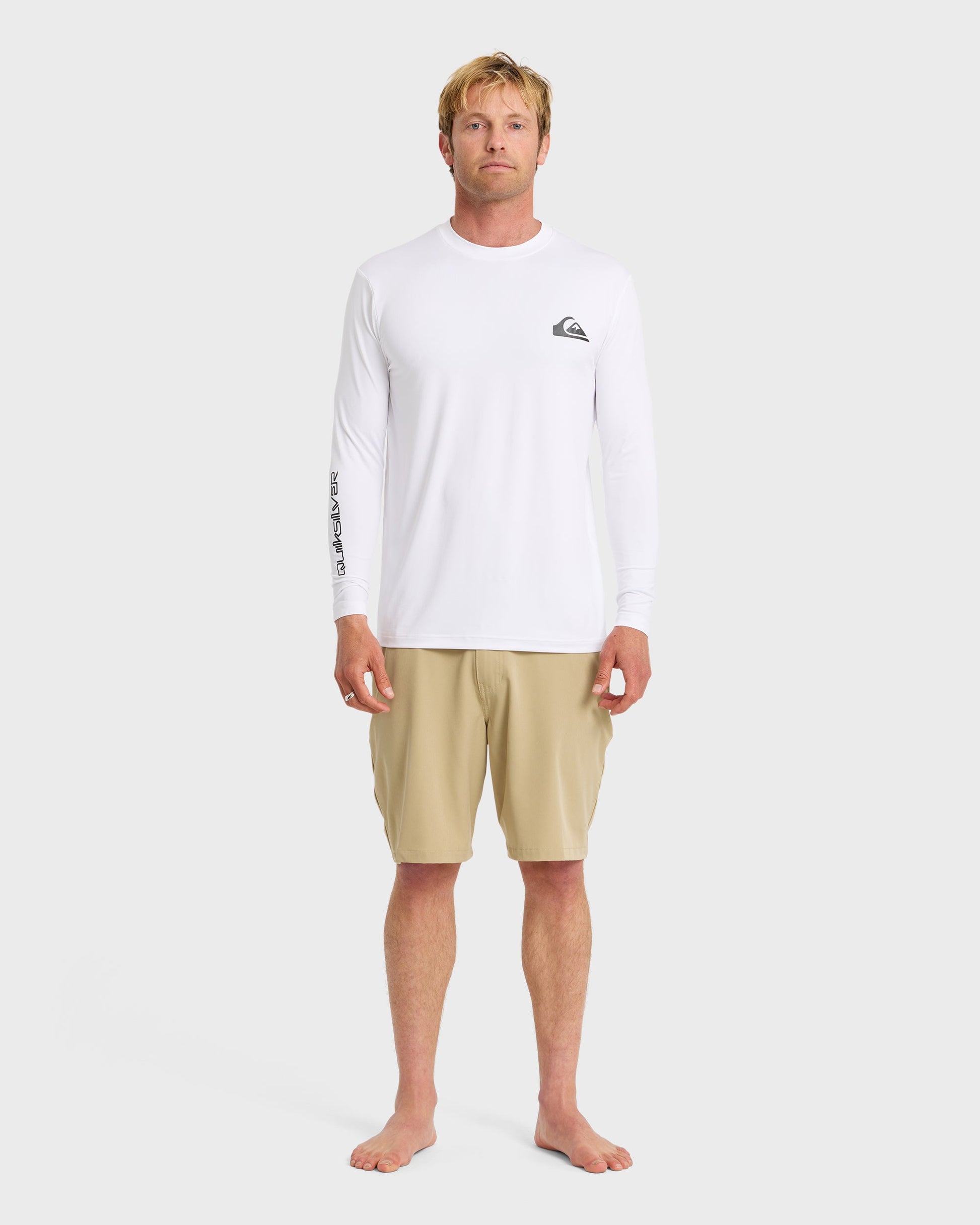 Everyday Long Sleeve Surf Tee - White