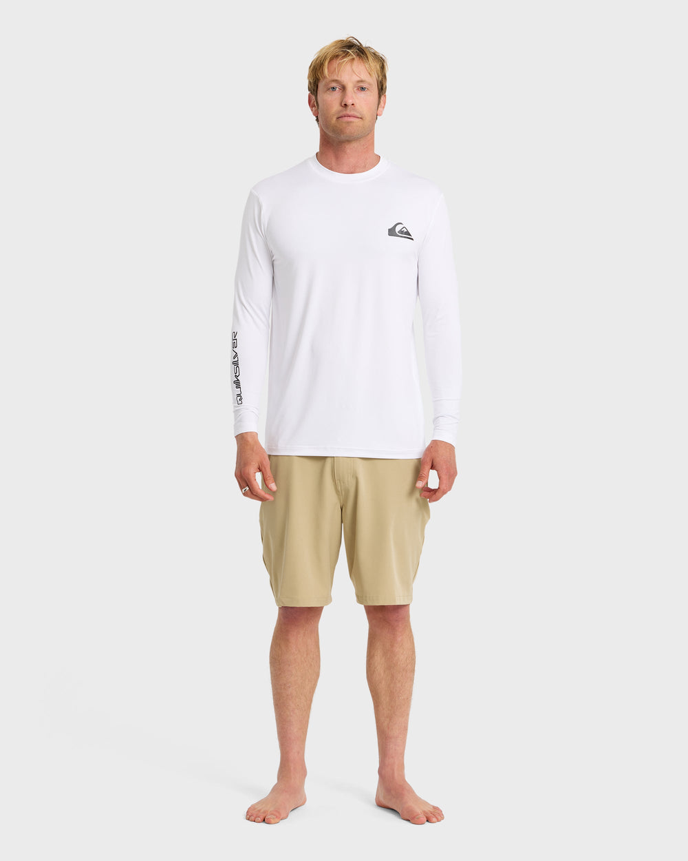 Everyday Long Sleeve Surf Tee - White