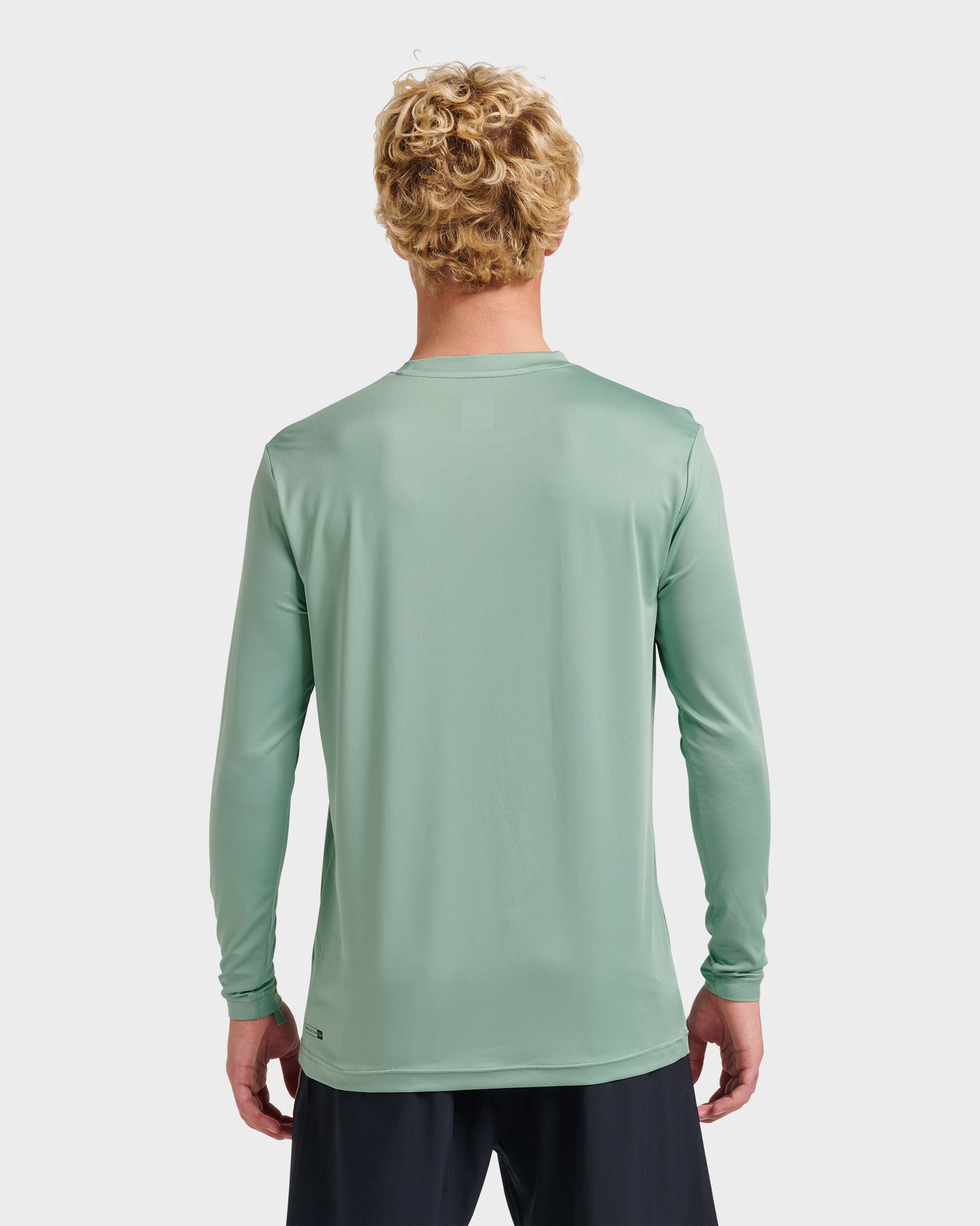Everyday Long Sleeve Surf Tee - Granite Green