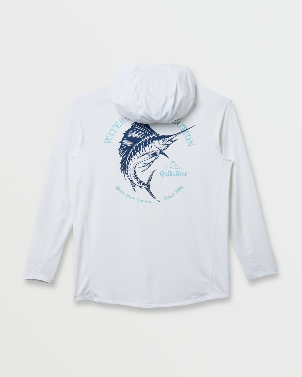 Waterman Marley Hooded Surf Tee - White