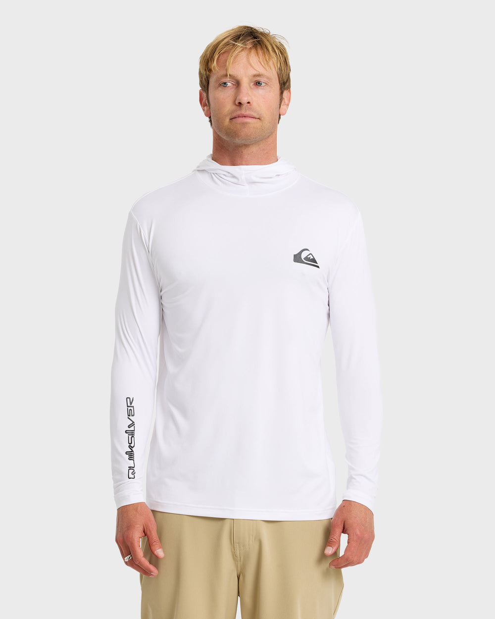 Everyday Hooded Surf Tee - White